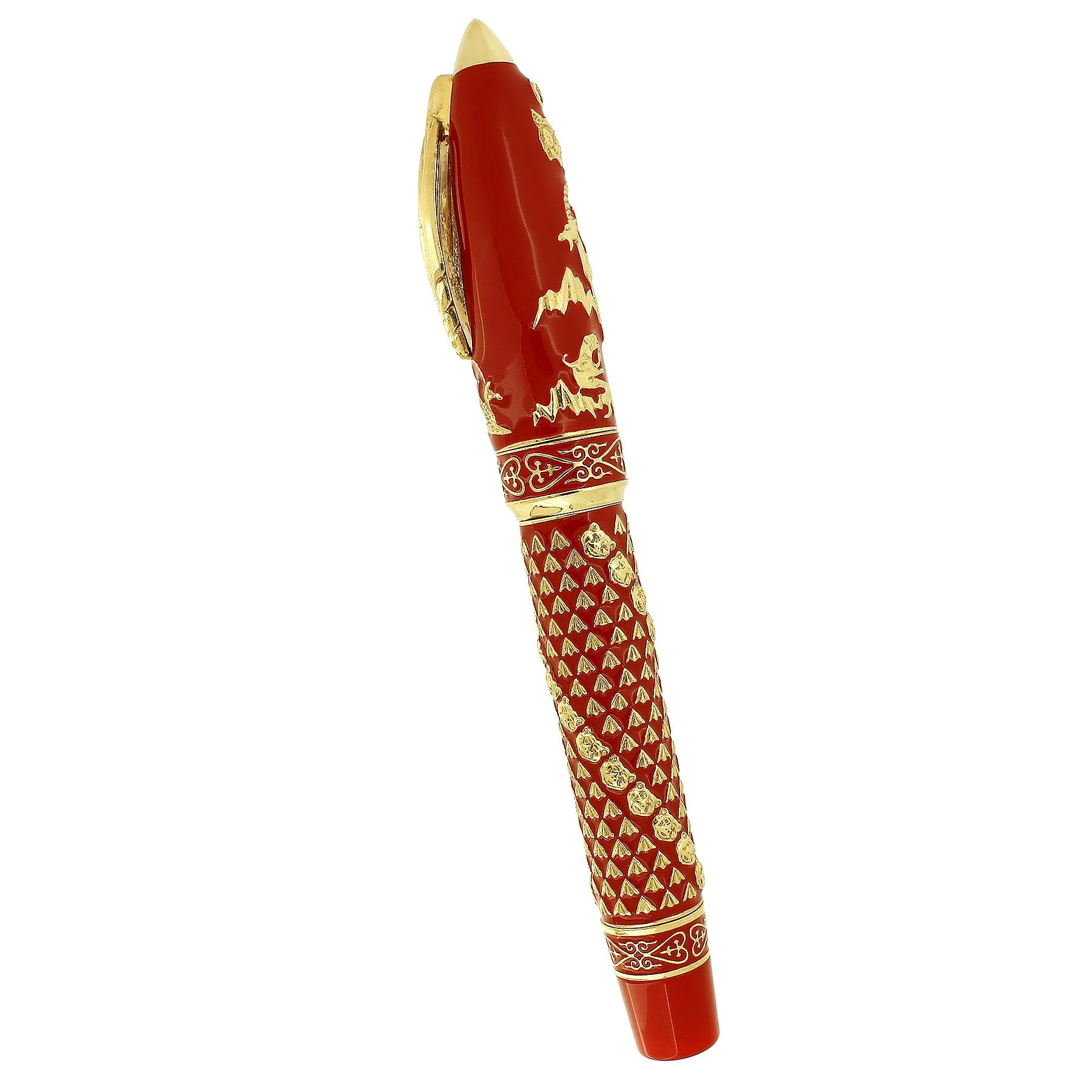 2011 VISCONTI THE GOLDEN MAN VERMEIL LIMITED EDITION FOUNTAIN PEN NEVER INKED