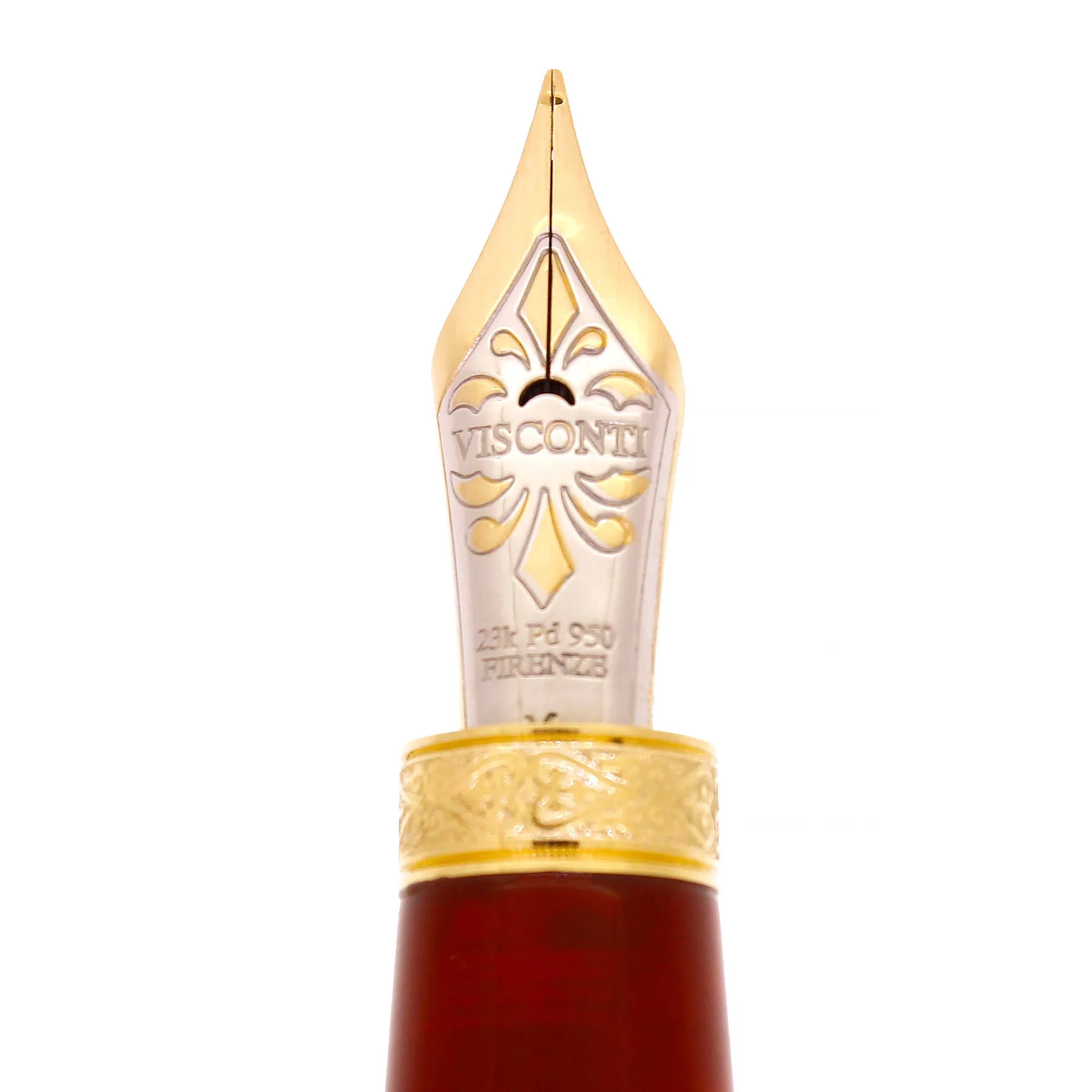 2011 VISCONTI THE GOLDEN MAN VERMEIL LIMITED EDITION FOUNTAIN PEN NEVER INKED