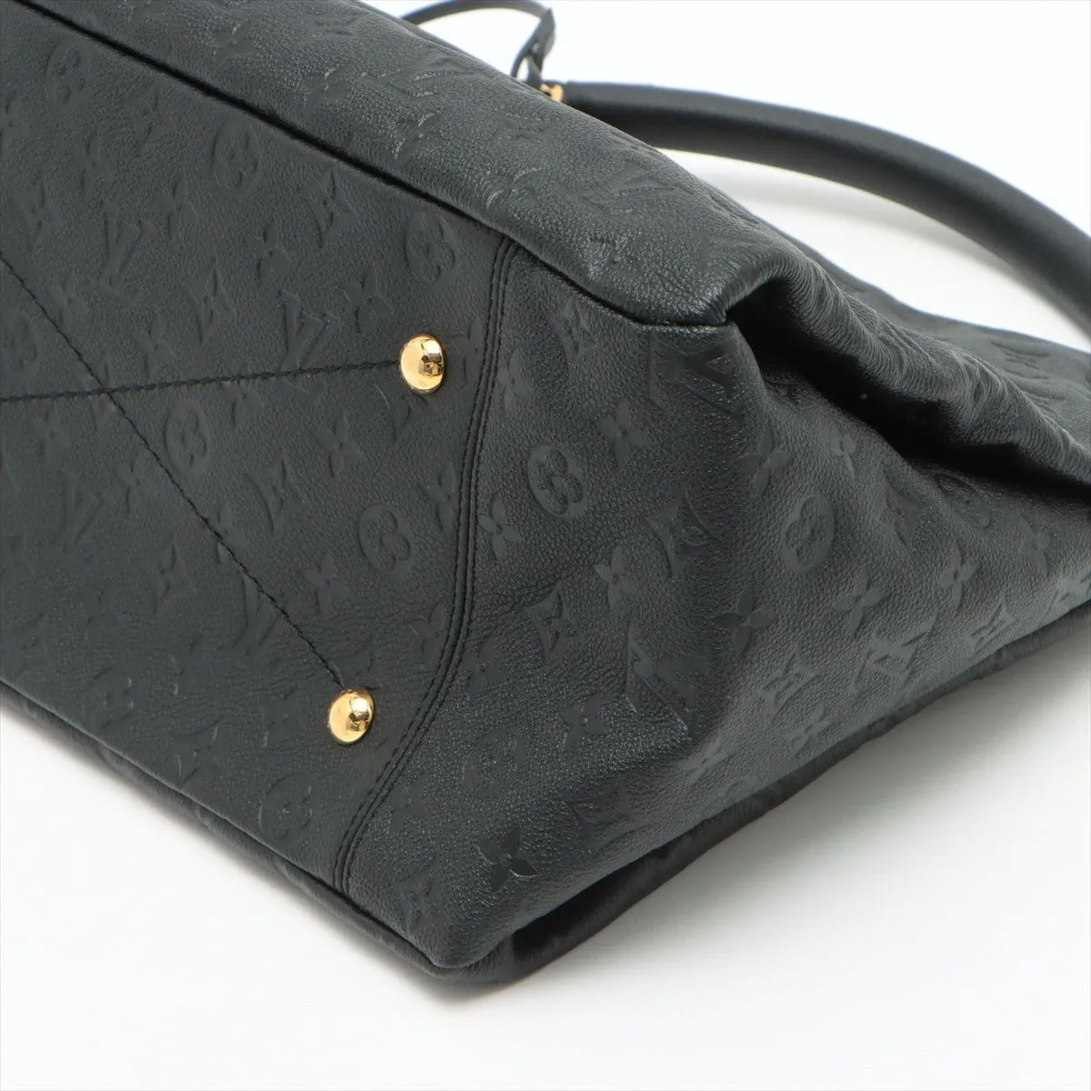 Artsy MM in Black Monogram Empreinte Leather