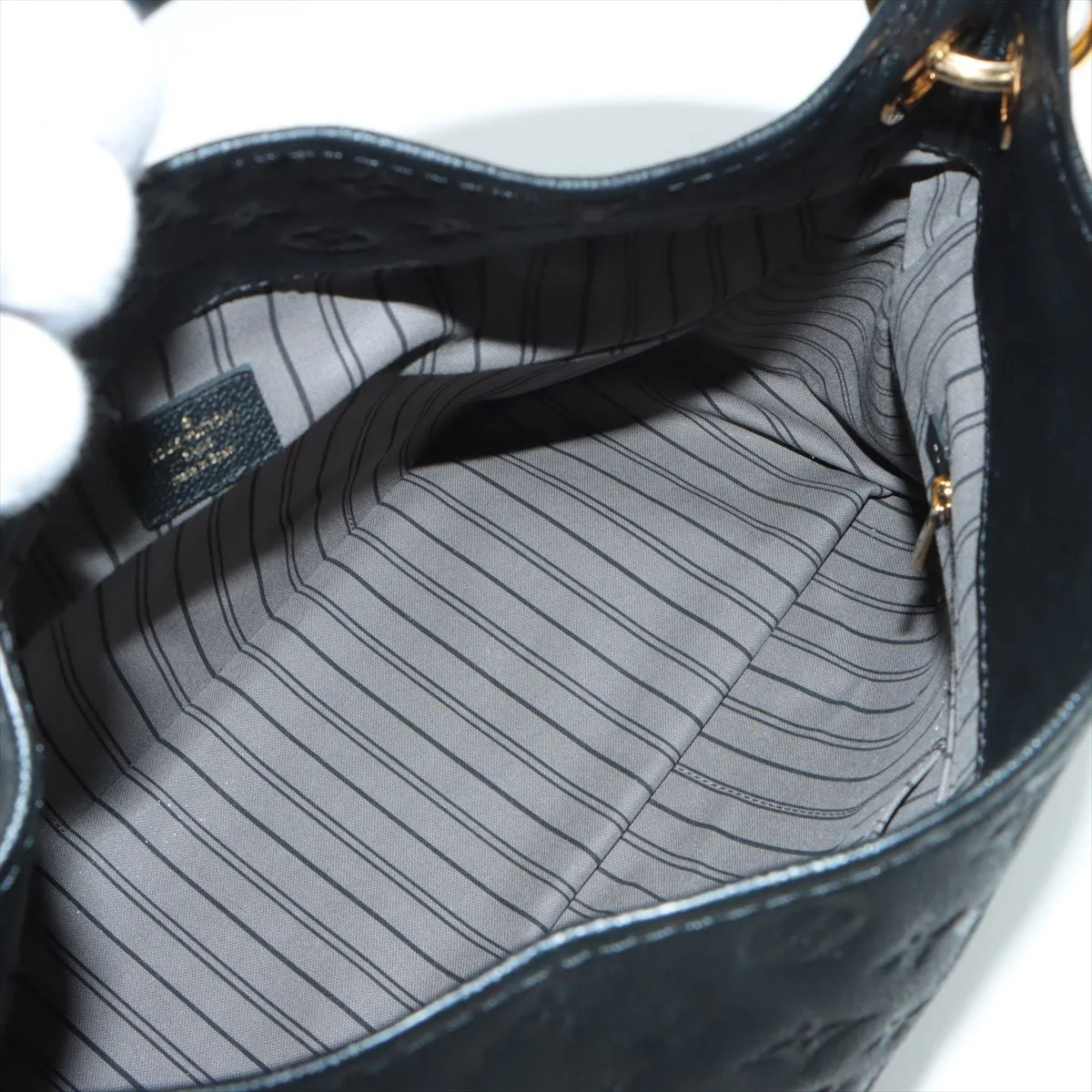 Artsy MM in Black Monogram Empreinte Leather