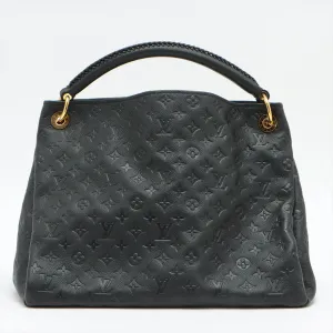 Artsy MM in Black Monogram Empreinte Leather