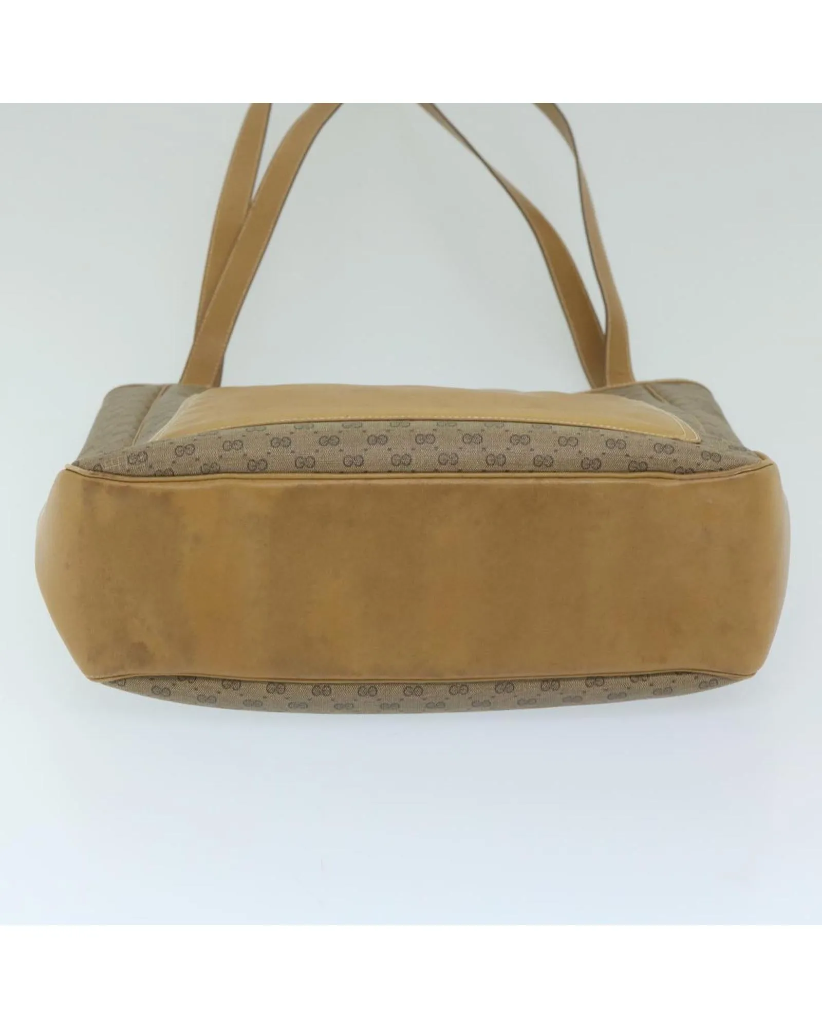 Beige Micro GG Supreme Tote Bag