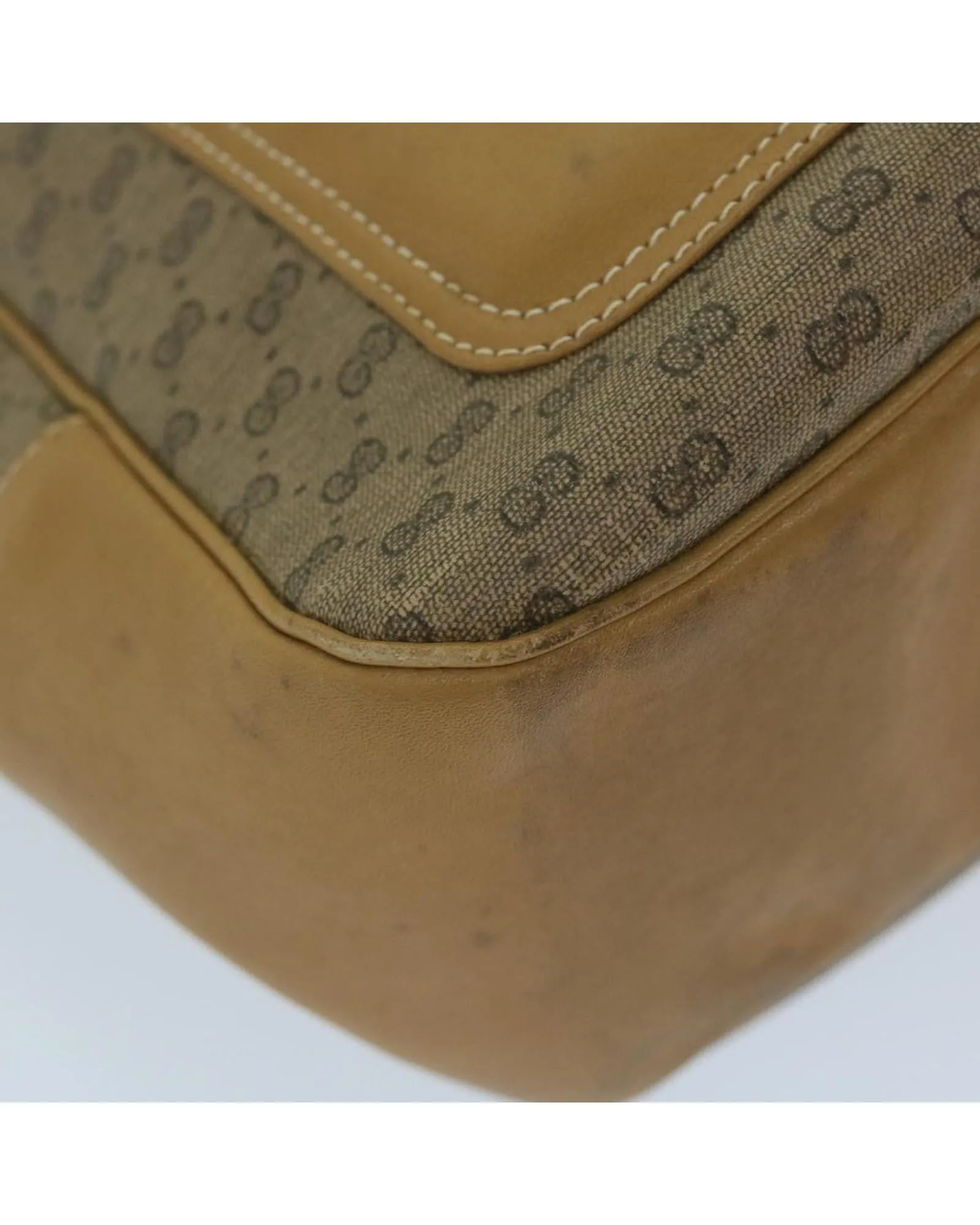 Beige Micro GG Supreme Tote Bag