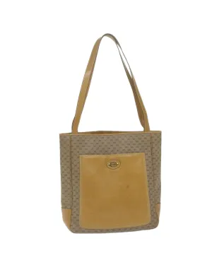 Beige Micro GG Supreme Tote Bag
