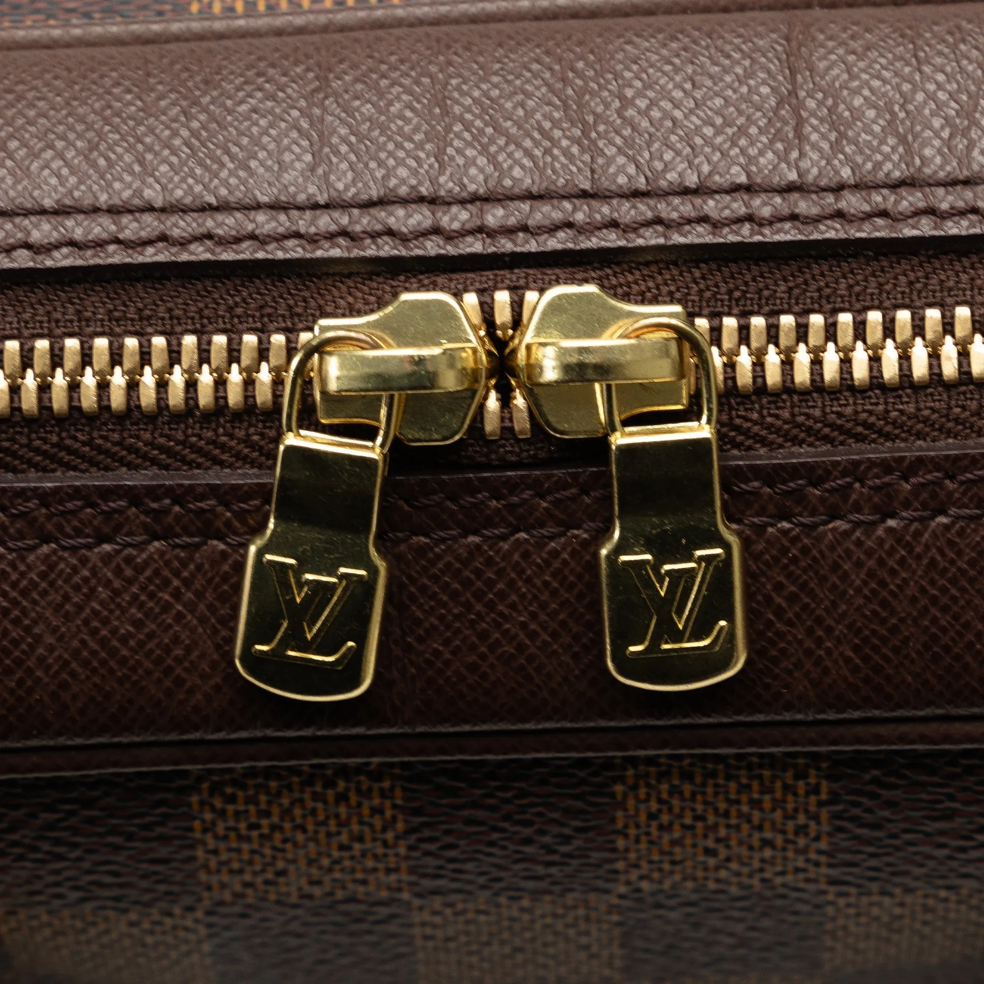 Brown Louis Vuitton Damier Ebene Brera Handbag