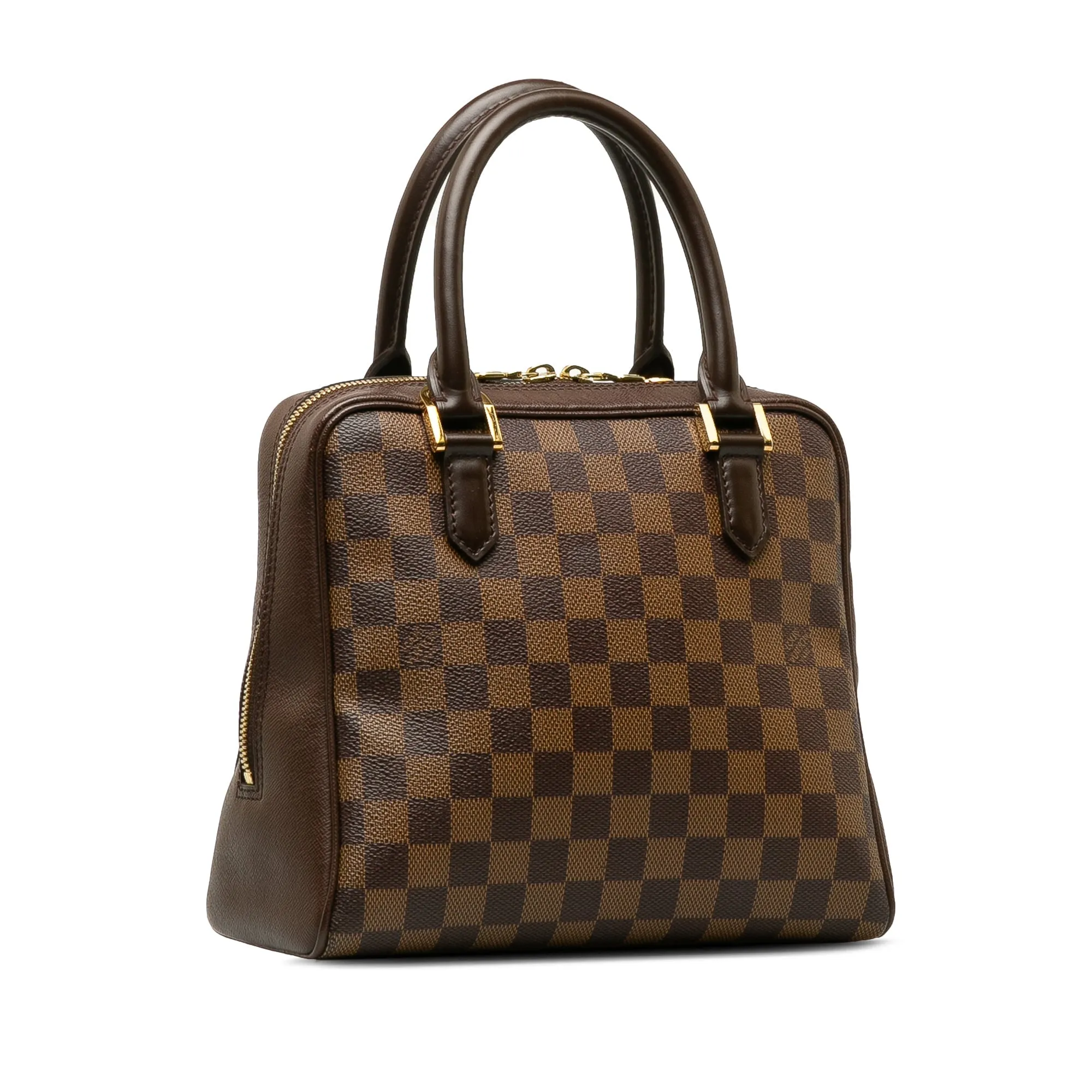 Brown Louis Vuitton Damier Ebene Brera Handbag