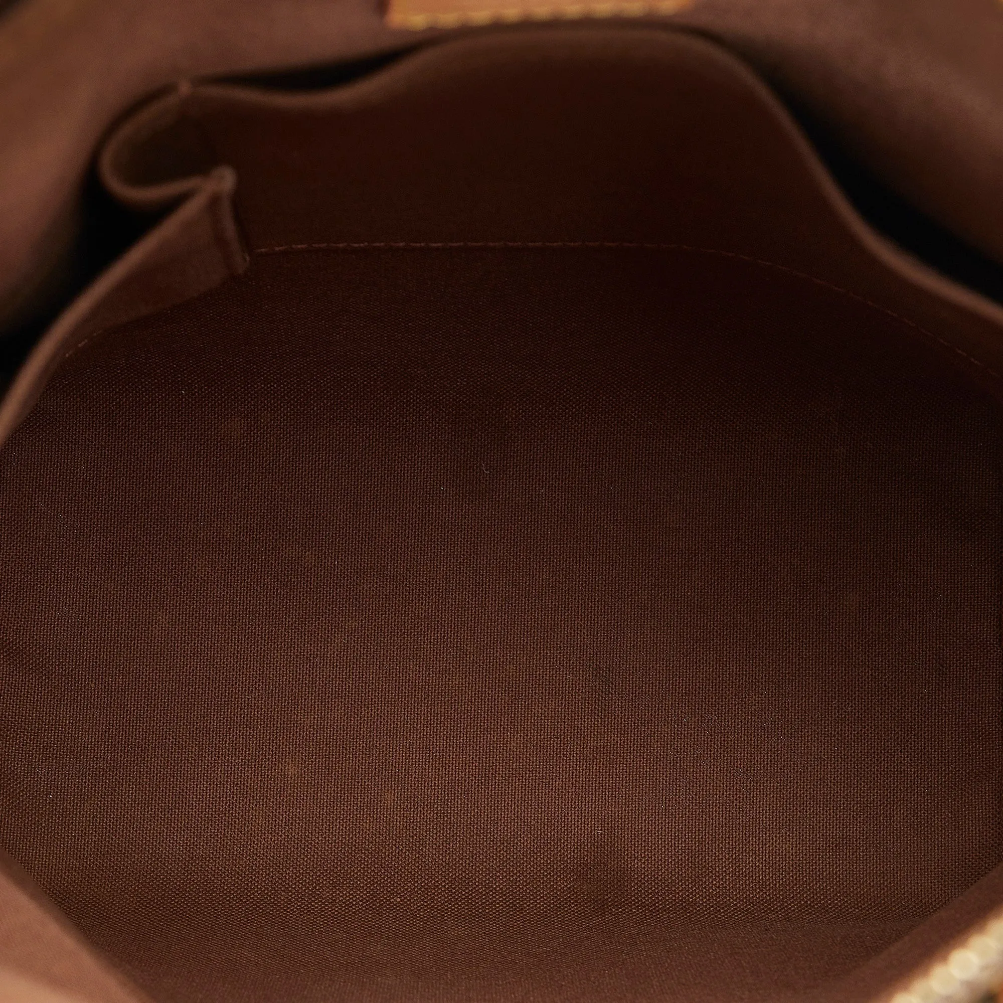 Brown Louis Vuitton Monogram Lockit Vertical Handbag