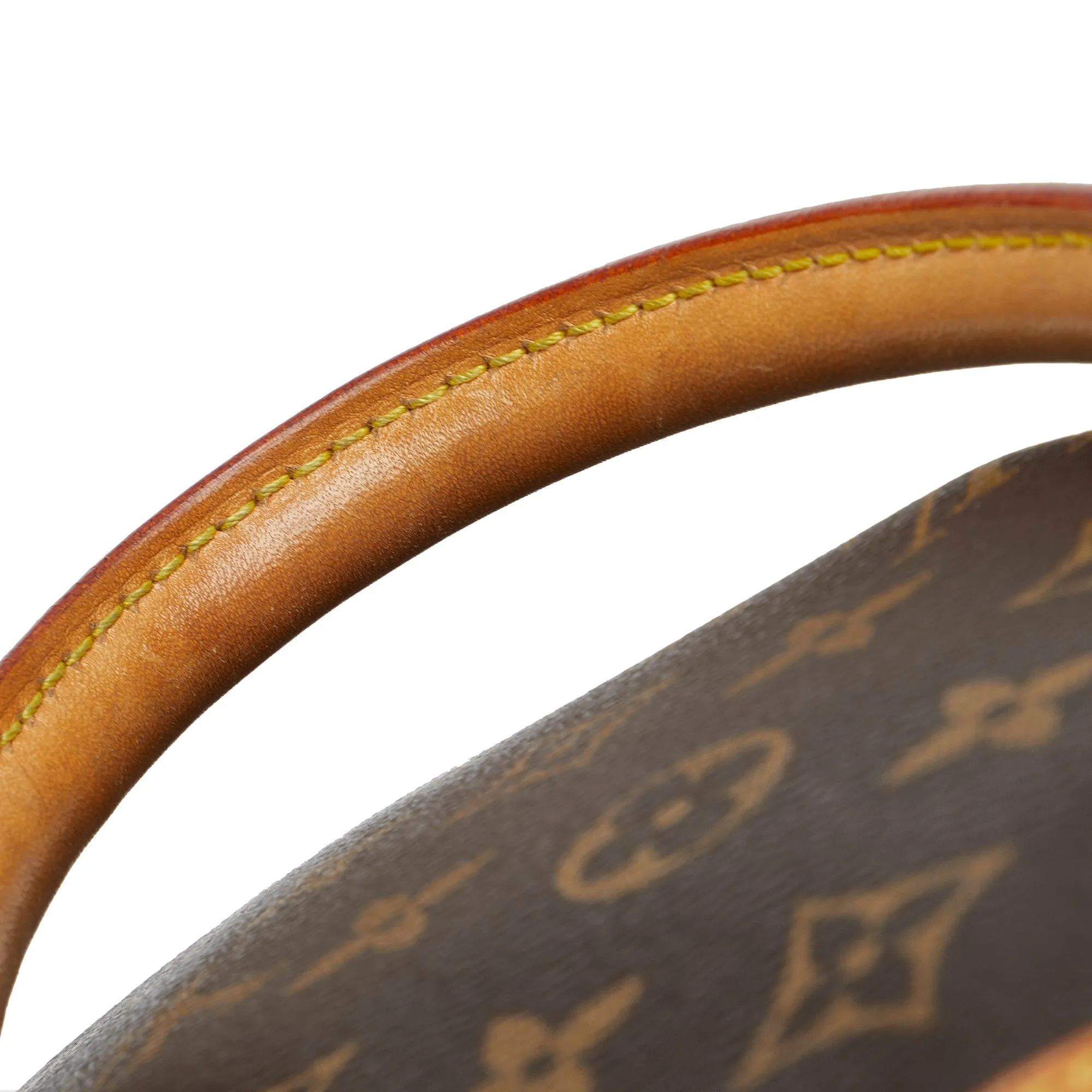 Brown Louis Vuitton Monogram Lockit Vertical Handbag