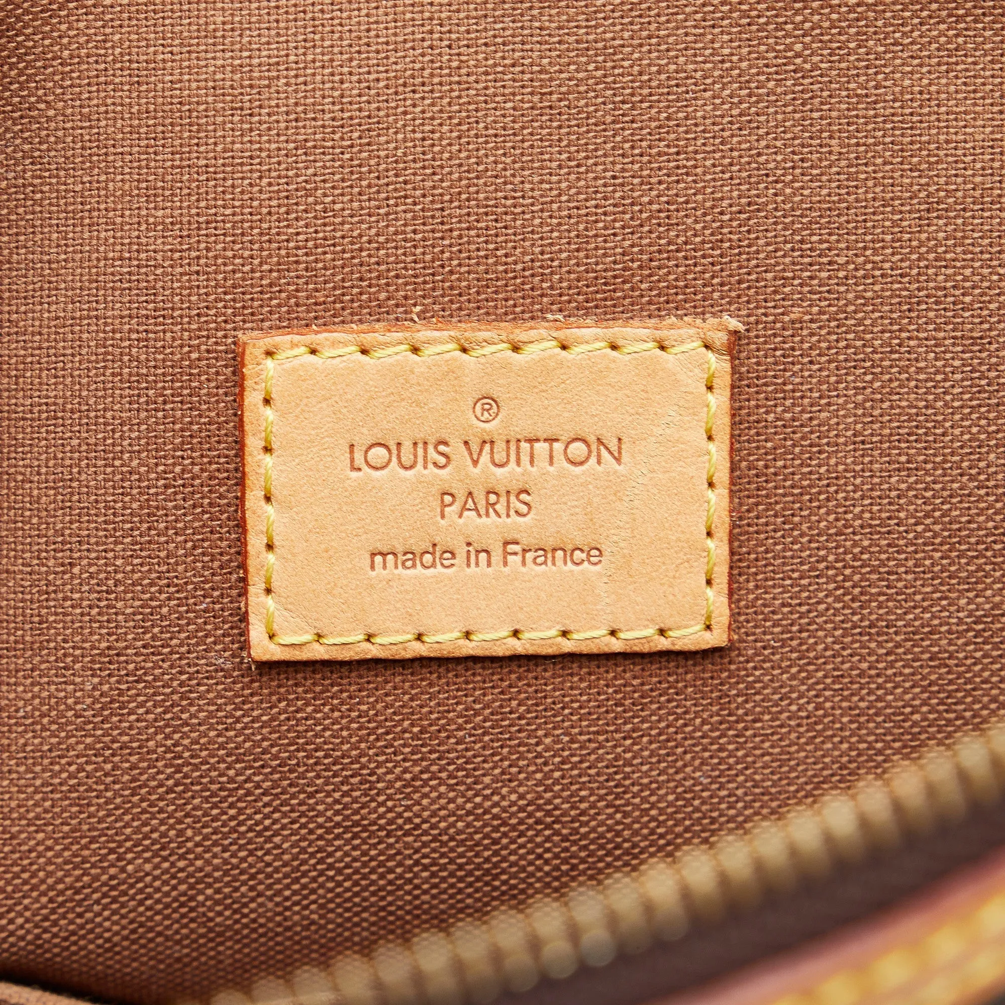 Brown Louis Vuitton Monogram Lockit Vertical Handbag