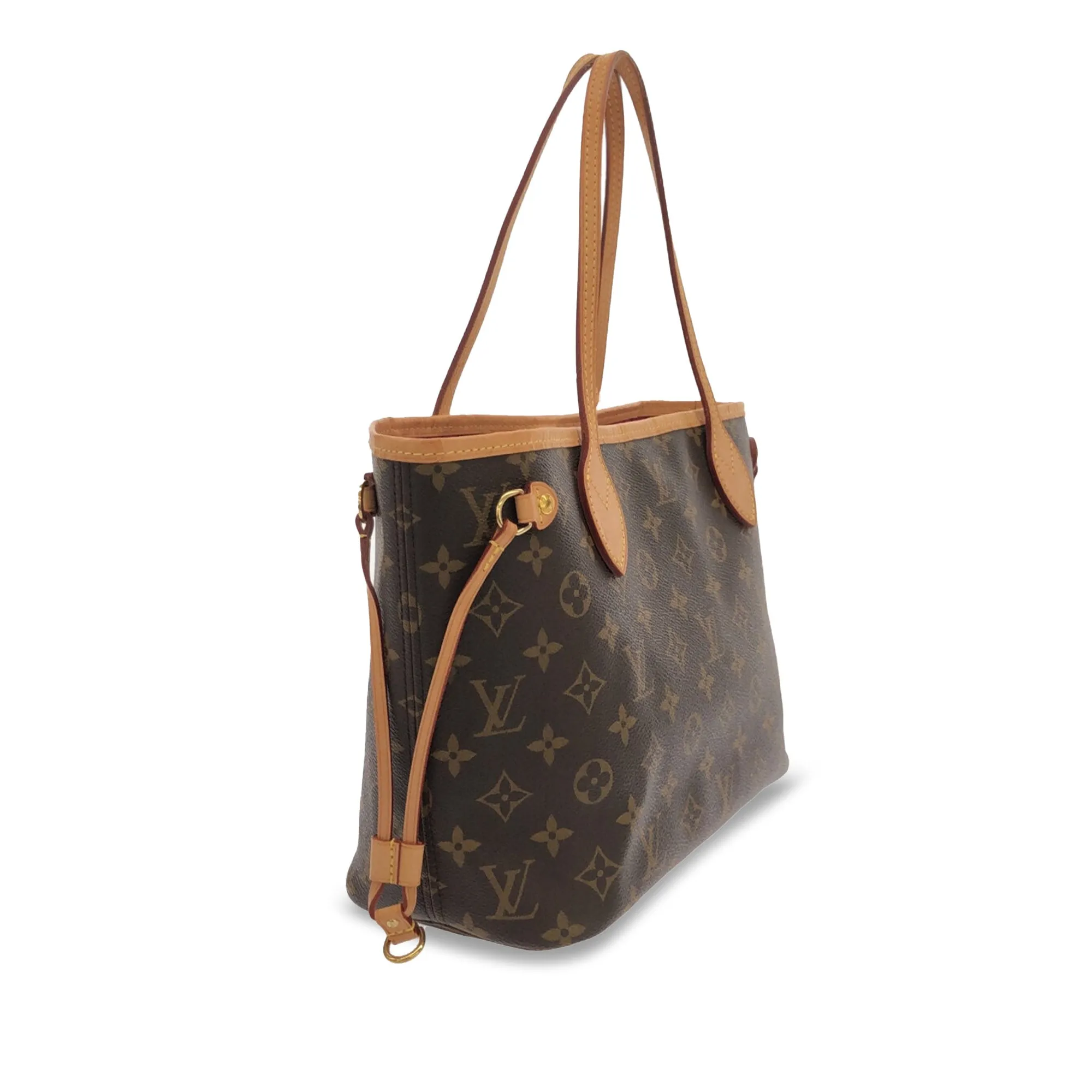 Brown Louis Vuitton Monogram Neverfull PM Tote Bag