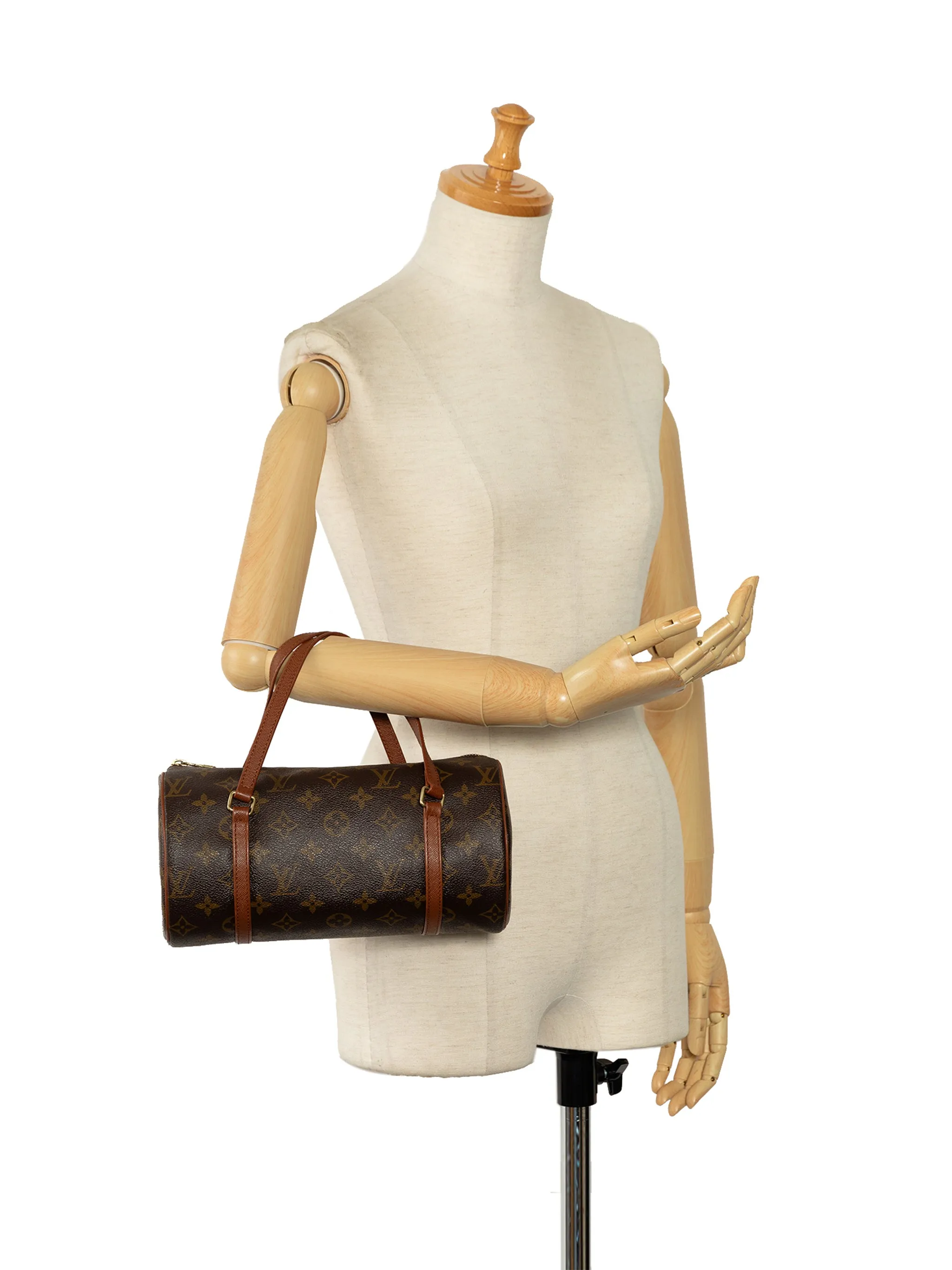 Brown Louis Vuitton Monogram Papillon 26 Handbag