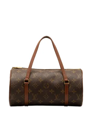 Brown Louis Vuitton Monogram Papillon 26 Handbag