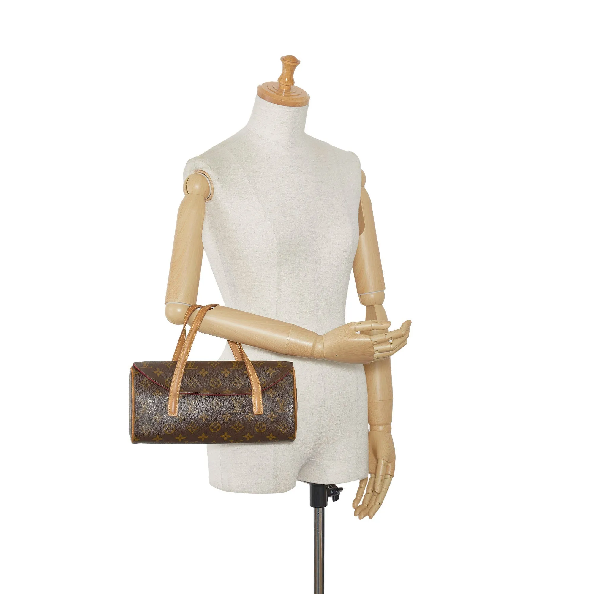 Brown Louis Vuitton Monogram Sonatine Handbag