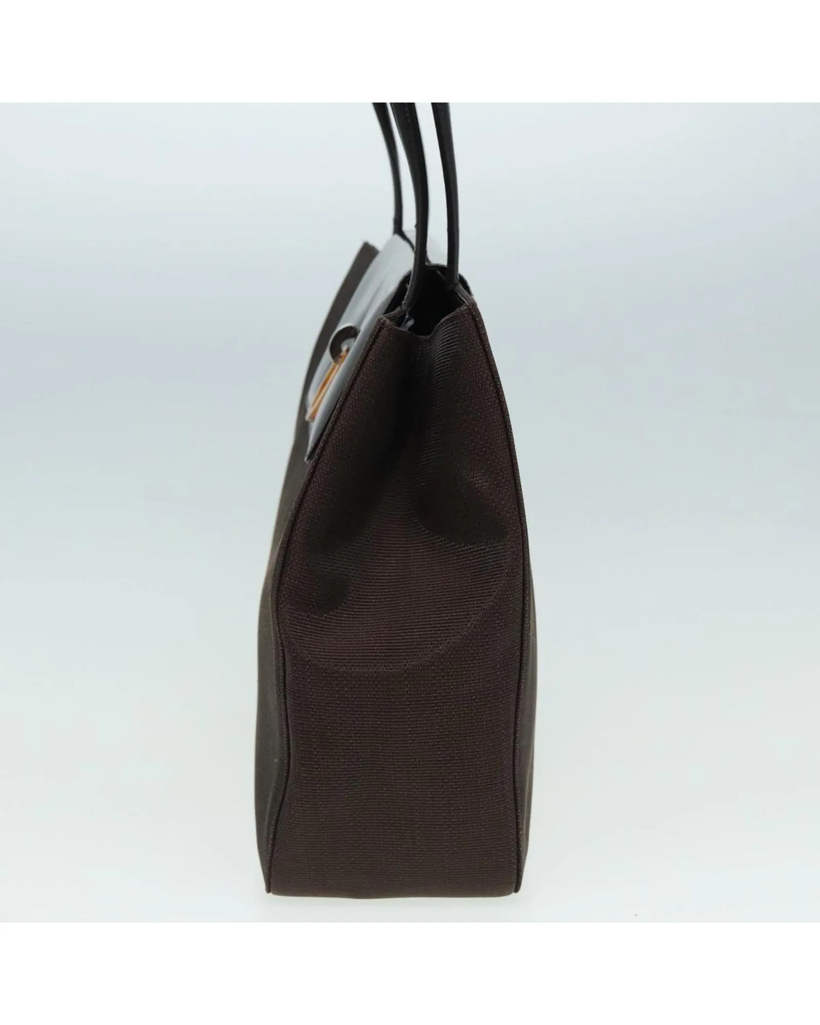 Brown PVC Leather Tote Bag by Christian Dior