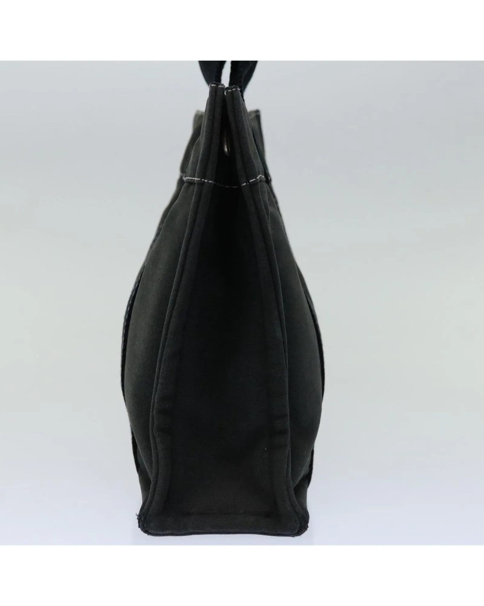 Canvas Black Tote Bag by Hermes - Douville PM