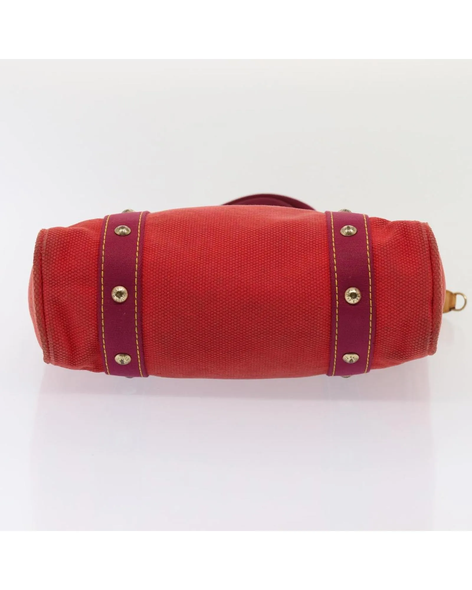Canvas Tote Bag with Red Hue and Spacious Interior