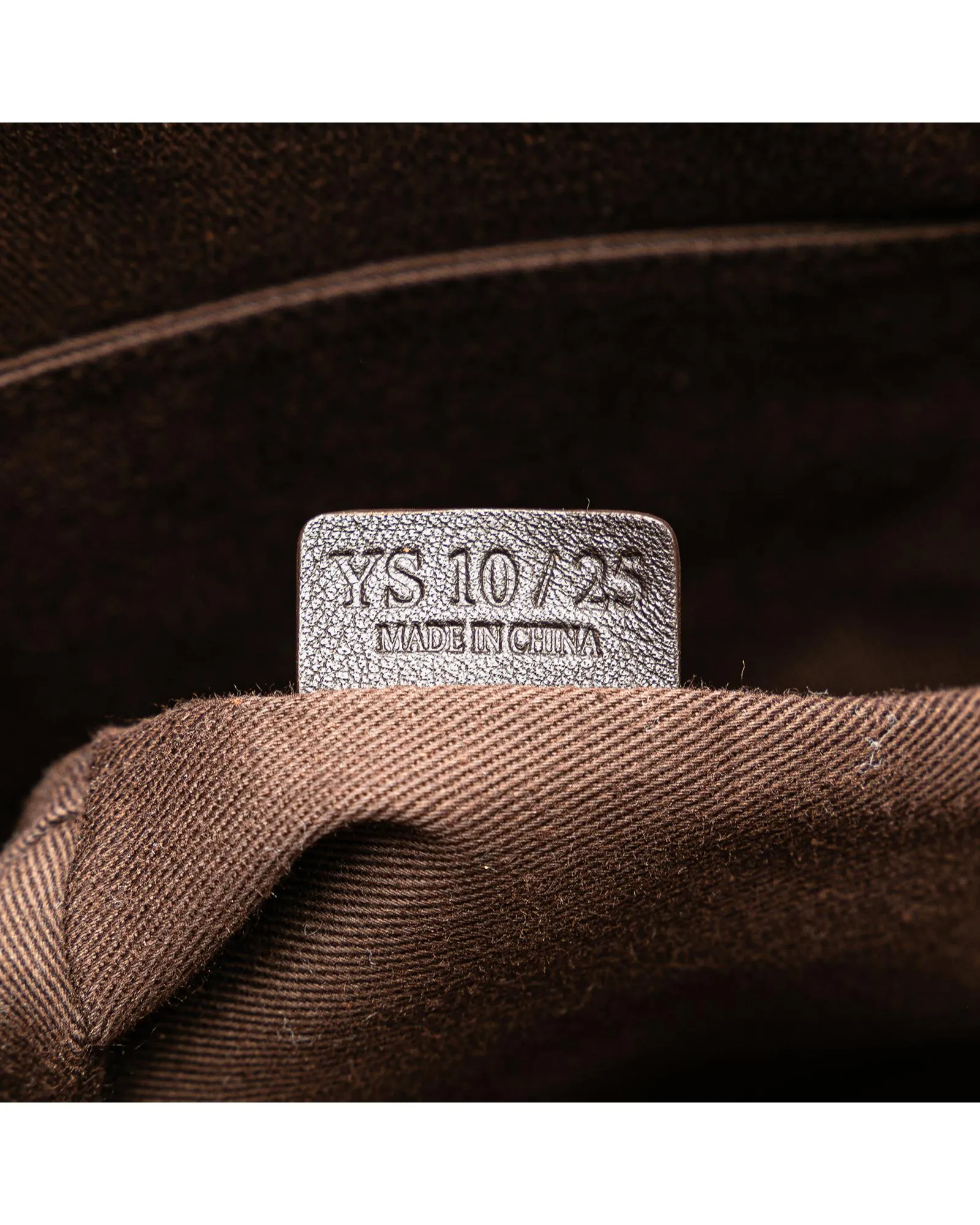 Canvas Tote with Leather Trim and Interior Pockets