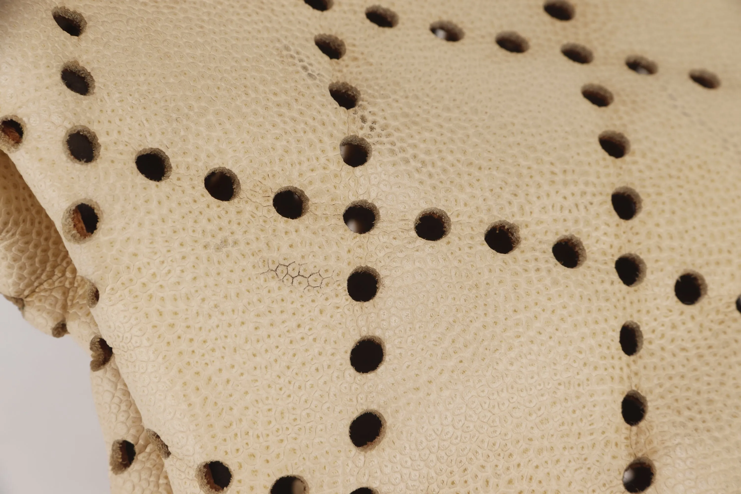 CHANEL TOTE BAG (875xxxx) BEIGE CAVIAR LEATHER, BROWN RESIN, GOLD HARDWARE, NO CARD & DUST COVER