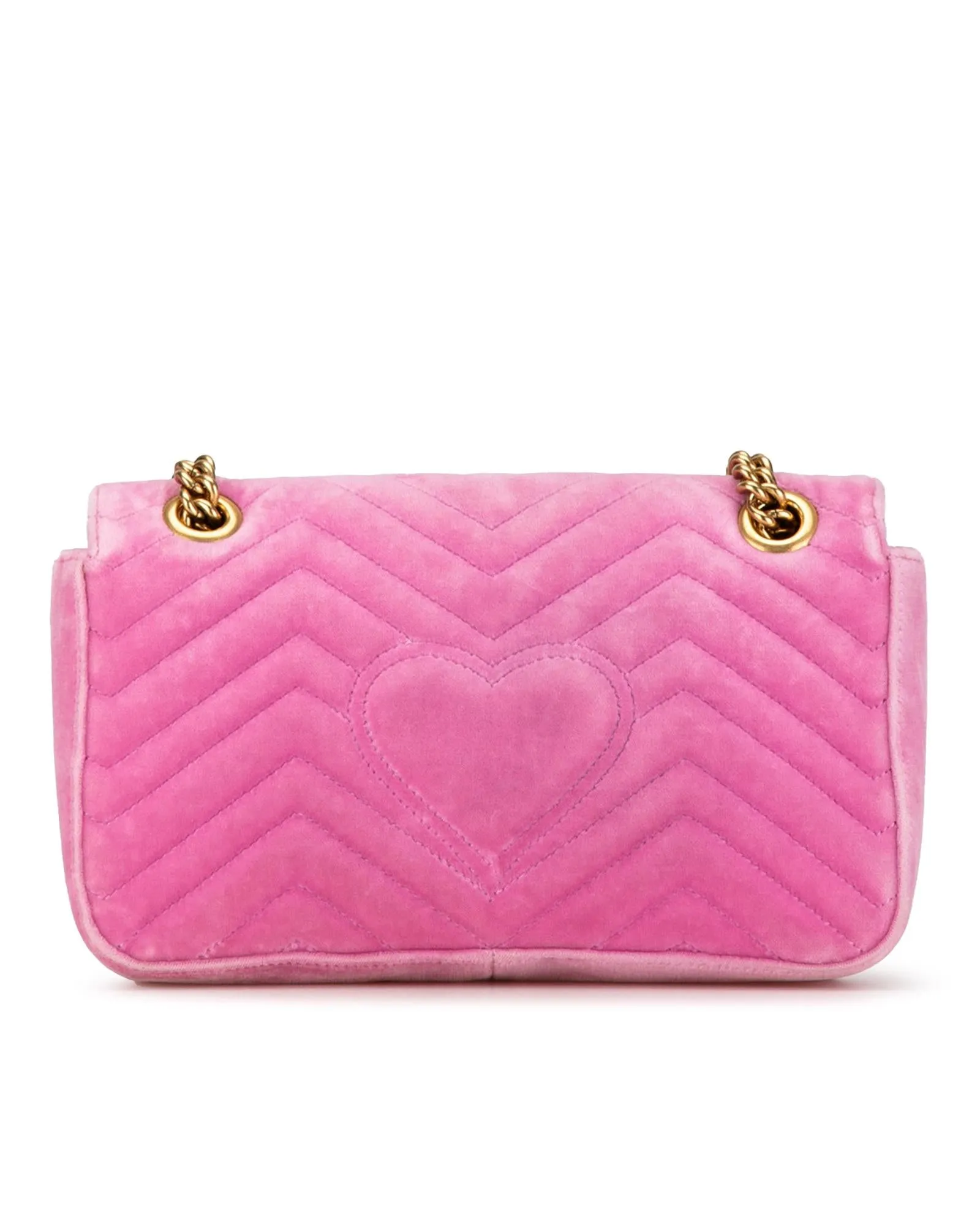 Crystal-Embellished Quilted Velvet Crossbody Bag