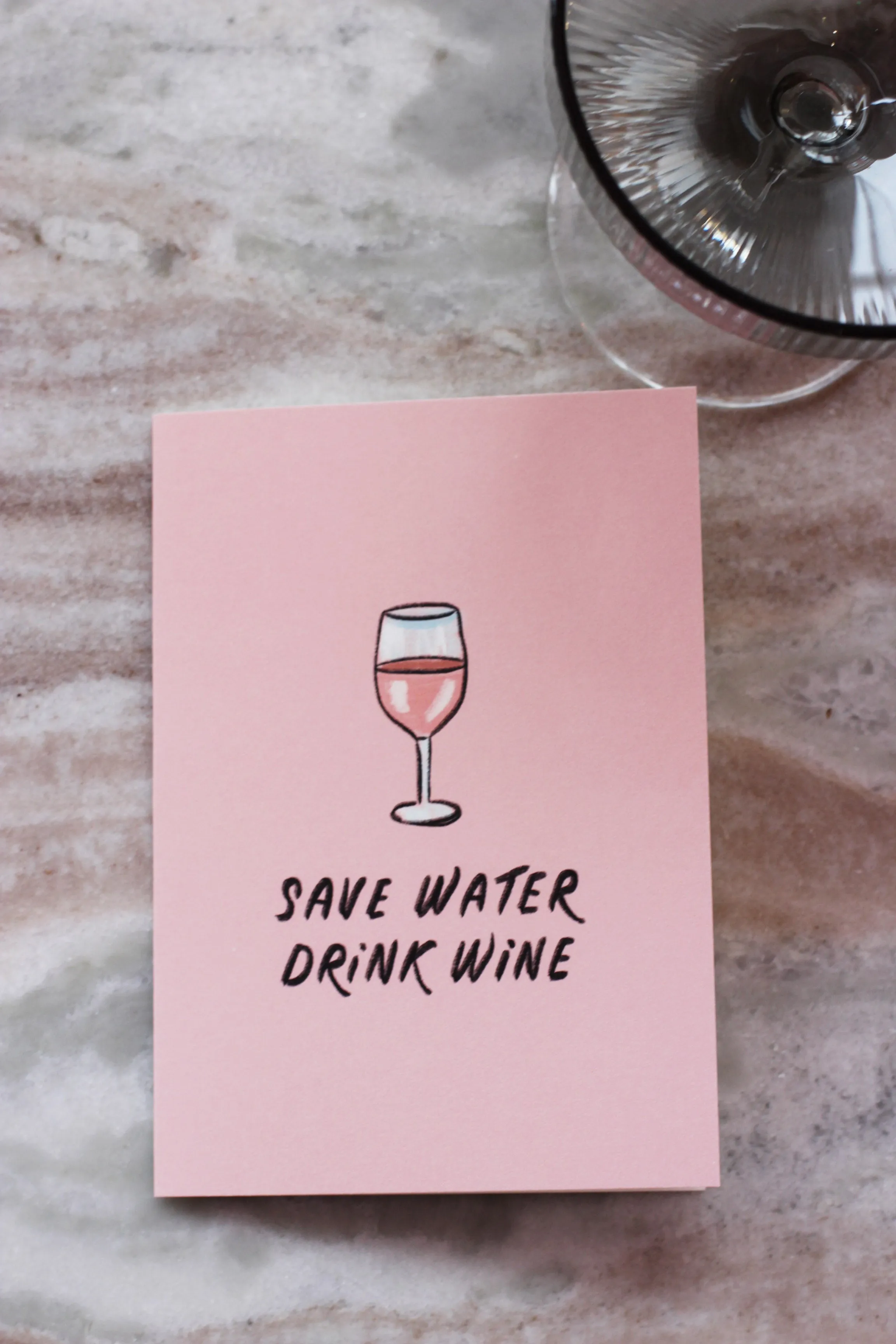 Drink wine Greeting Card