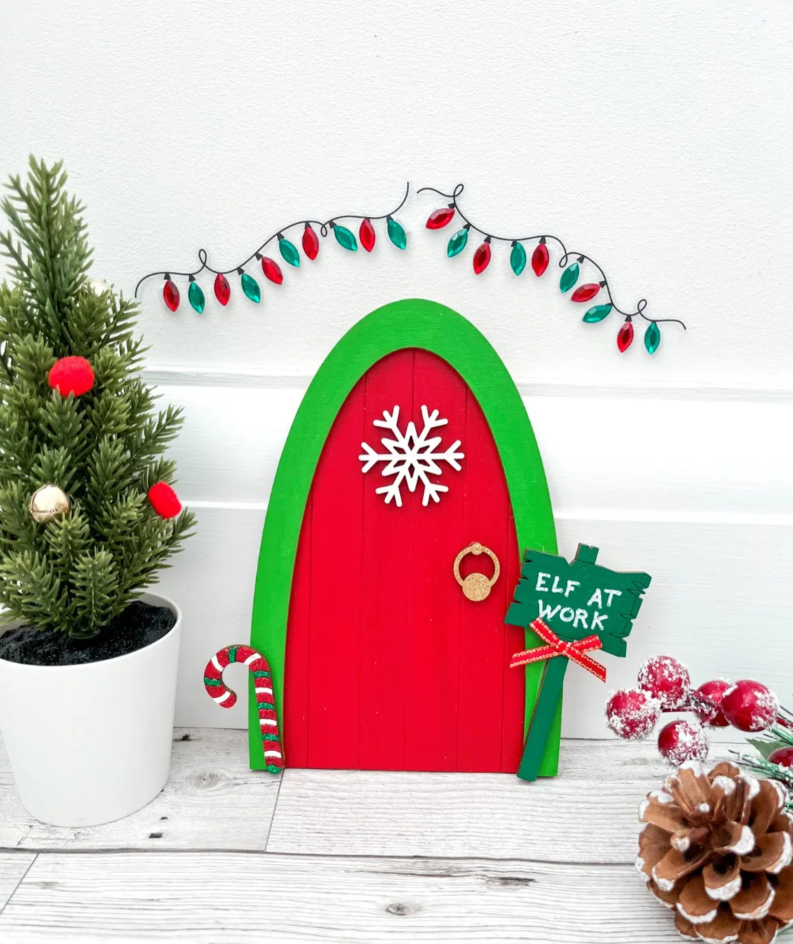 Elf Door 'Elf At Work'