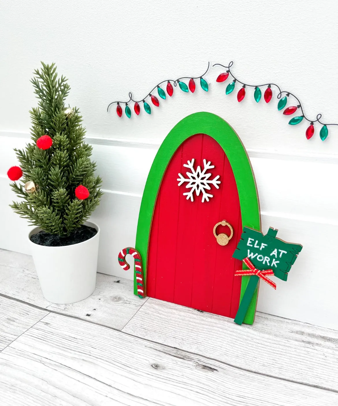 Elf Door 'Elf At Work'