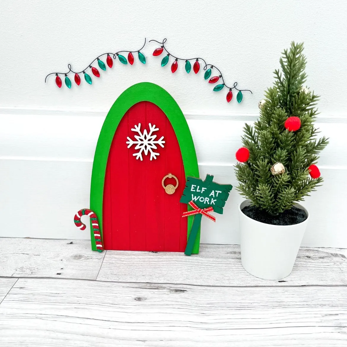 Elf Door 'Elf At Work'