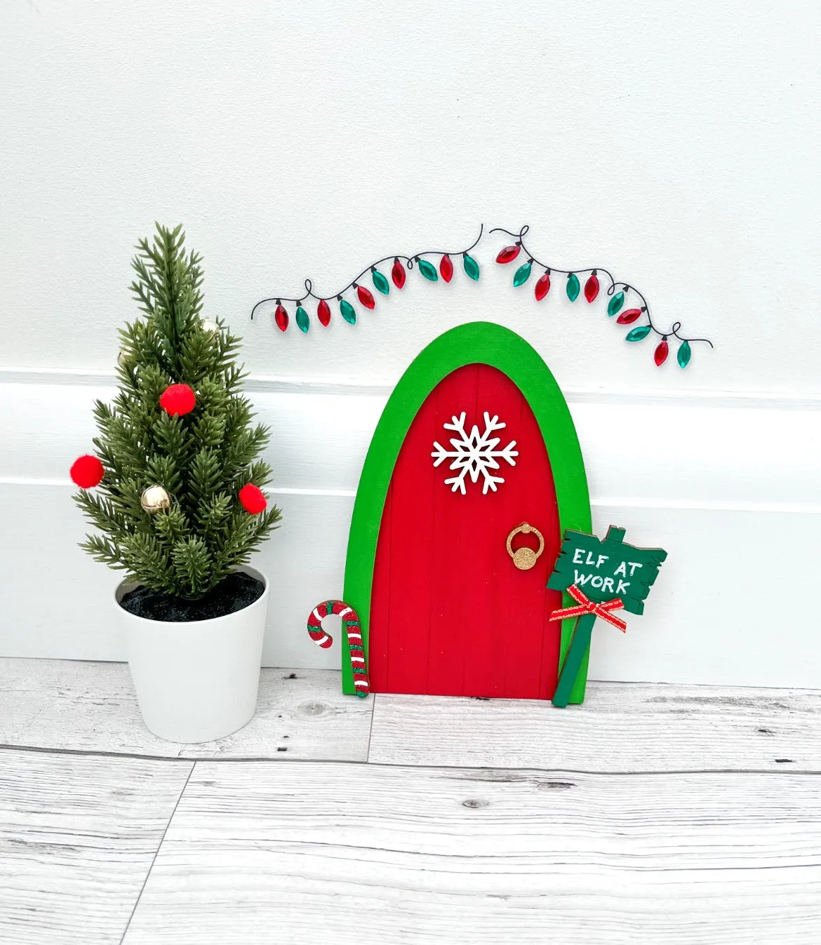Elf Door 'Elf At Work'