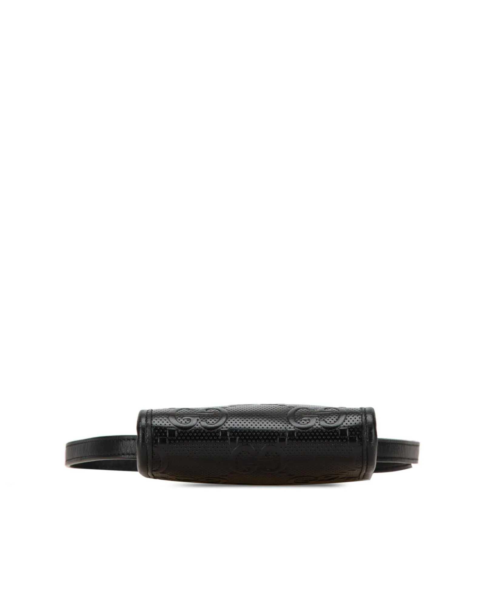Embossed Leather Flap Crossbody Bag