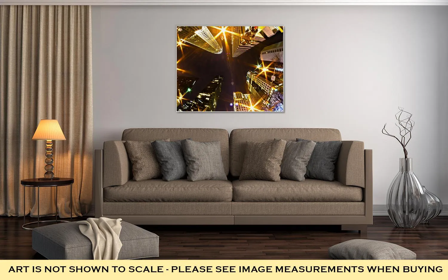 Gallery Wrapped Canvas, 1st January 2014 Charlotte Nc USA Nightlife Around Charlot
