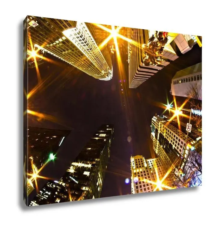 Gallery Wrapped Canvas, 1st January 2014 Charlotte Nc USA Nightlife Around Charlot