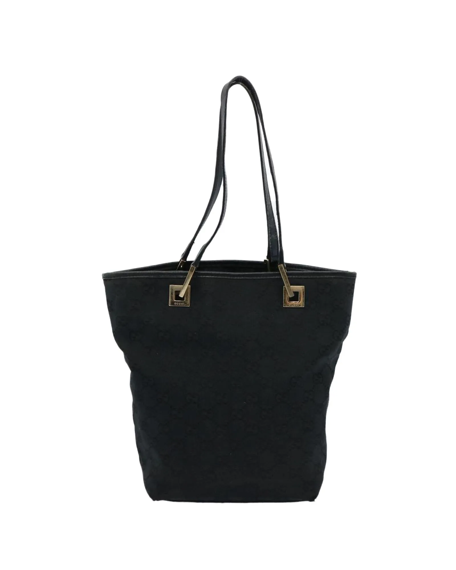 GG Canvas Black Tote Bag - Italian Made Designer Accessory