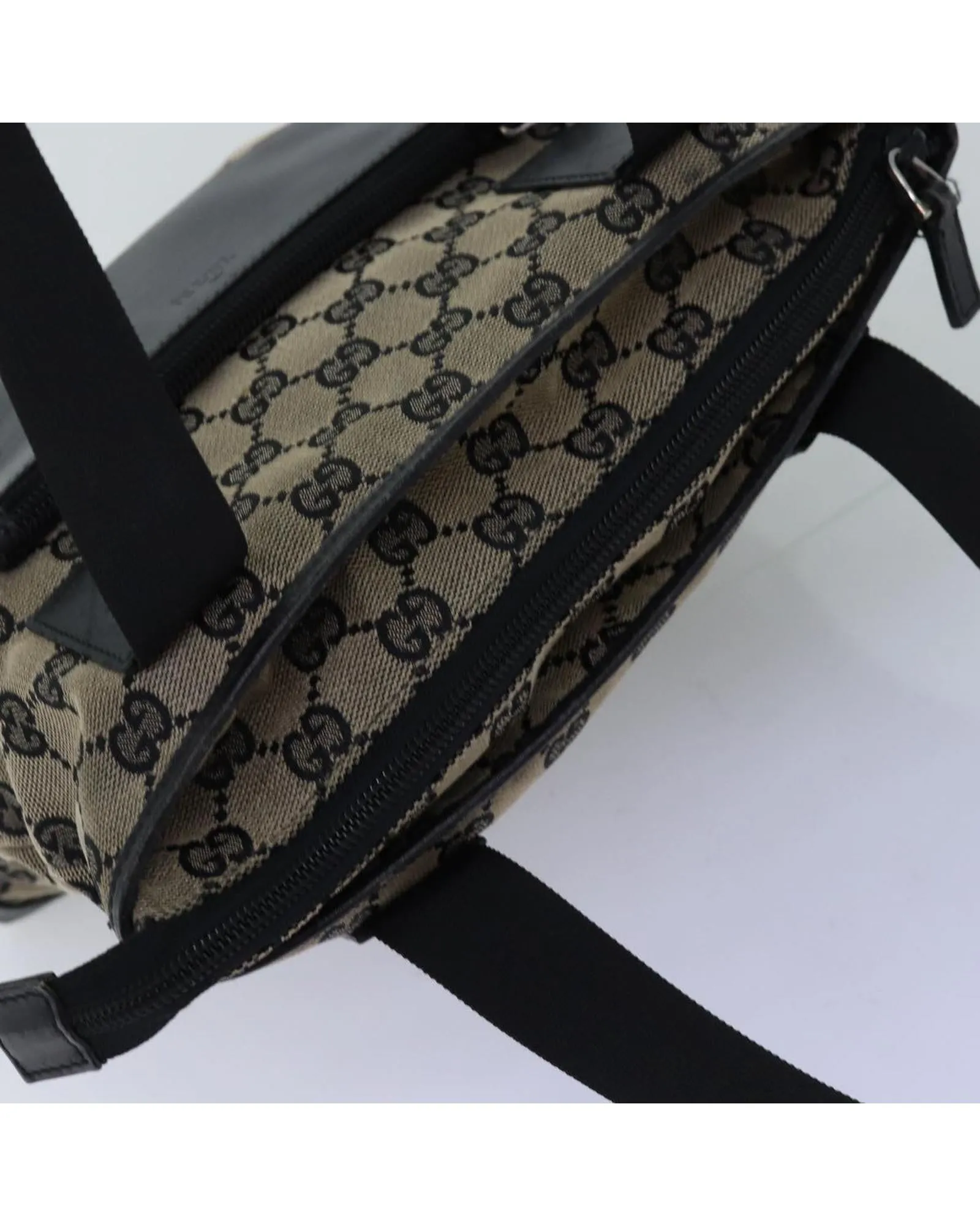 GG Canvas Tote Bag in Beige with Accessories - Made in Italy