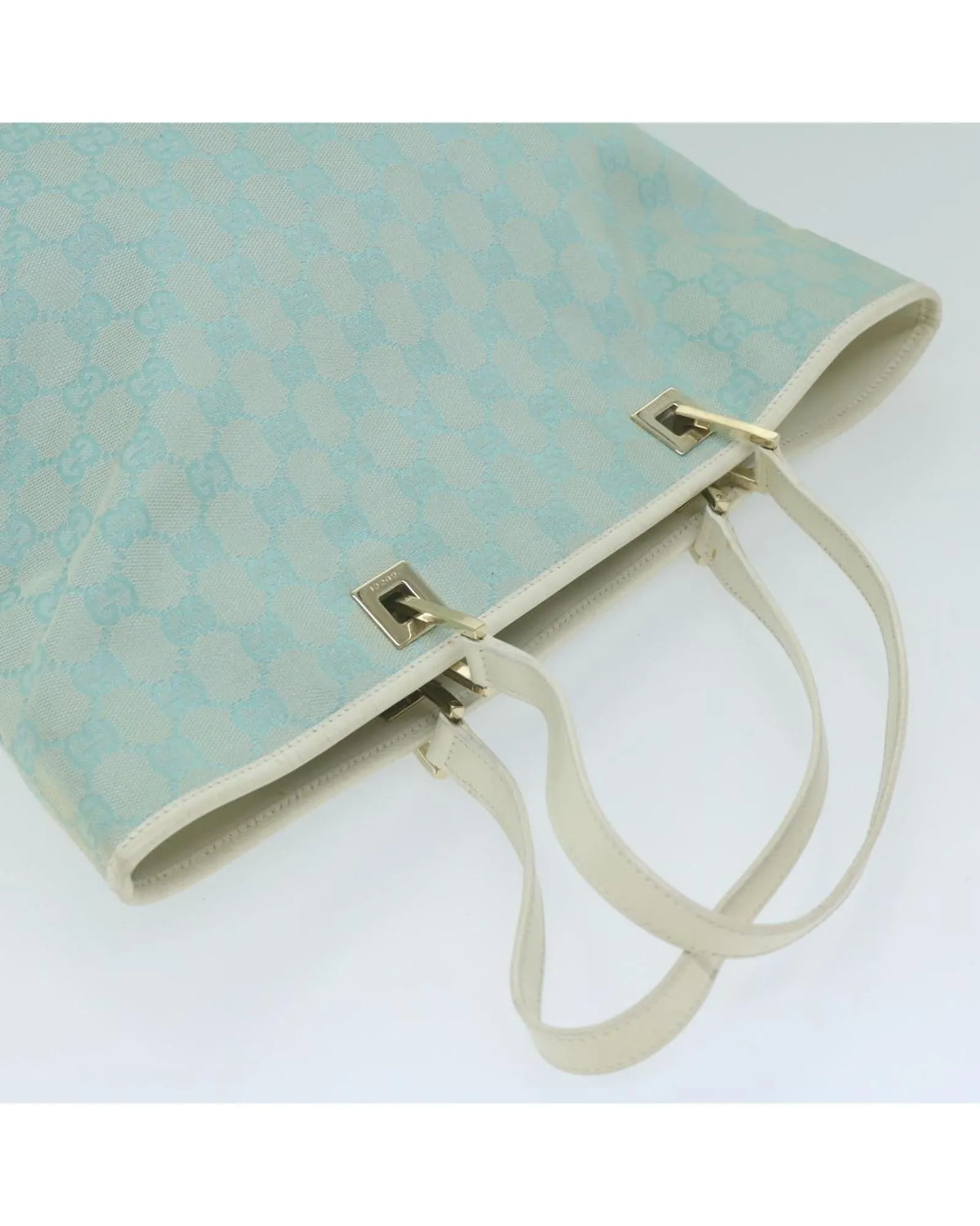 GG Canvas Tote Bag in Light Blue