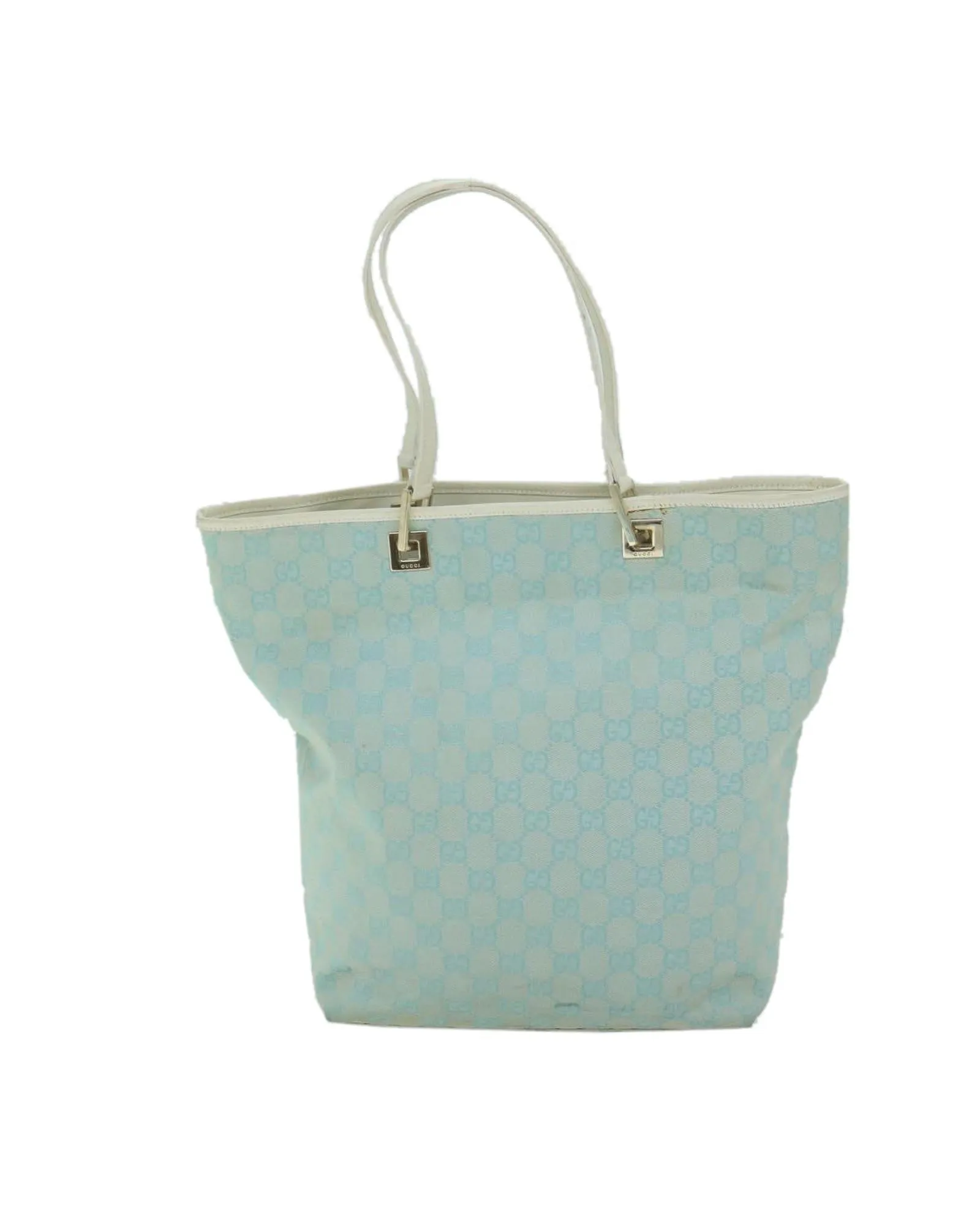 GG Canvas Tote Bag in Light Blue