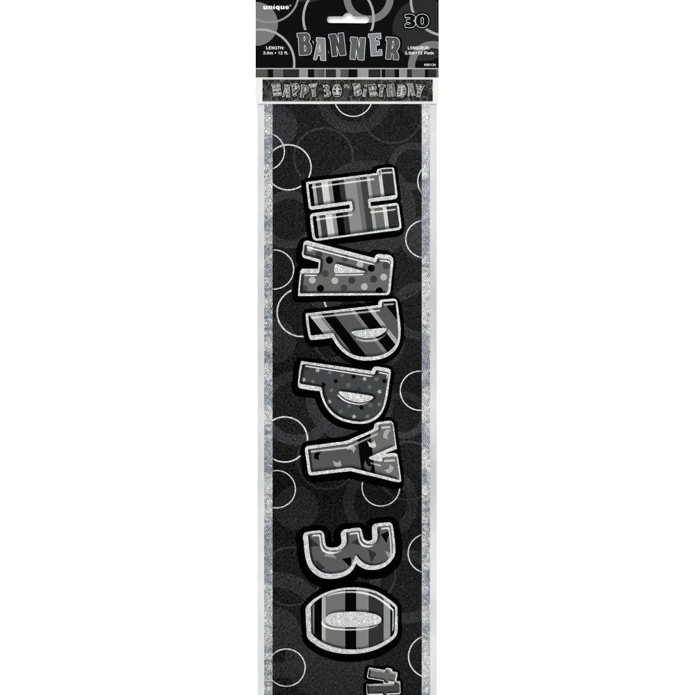 Glitzy Black - Banner - 30