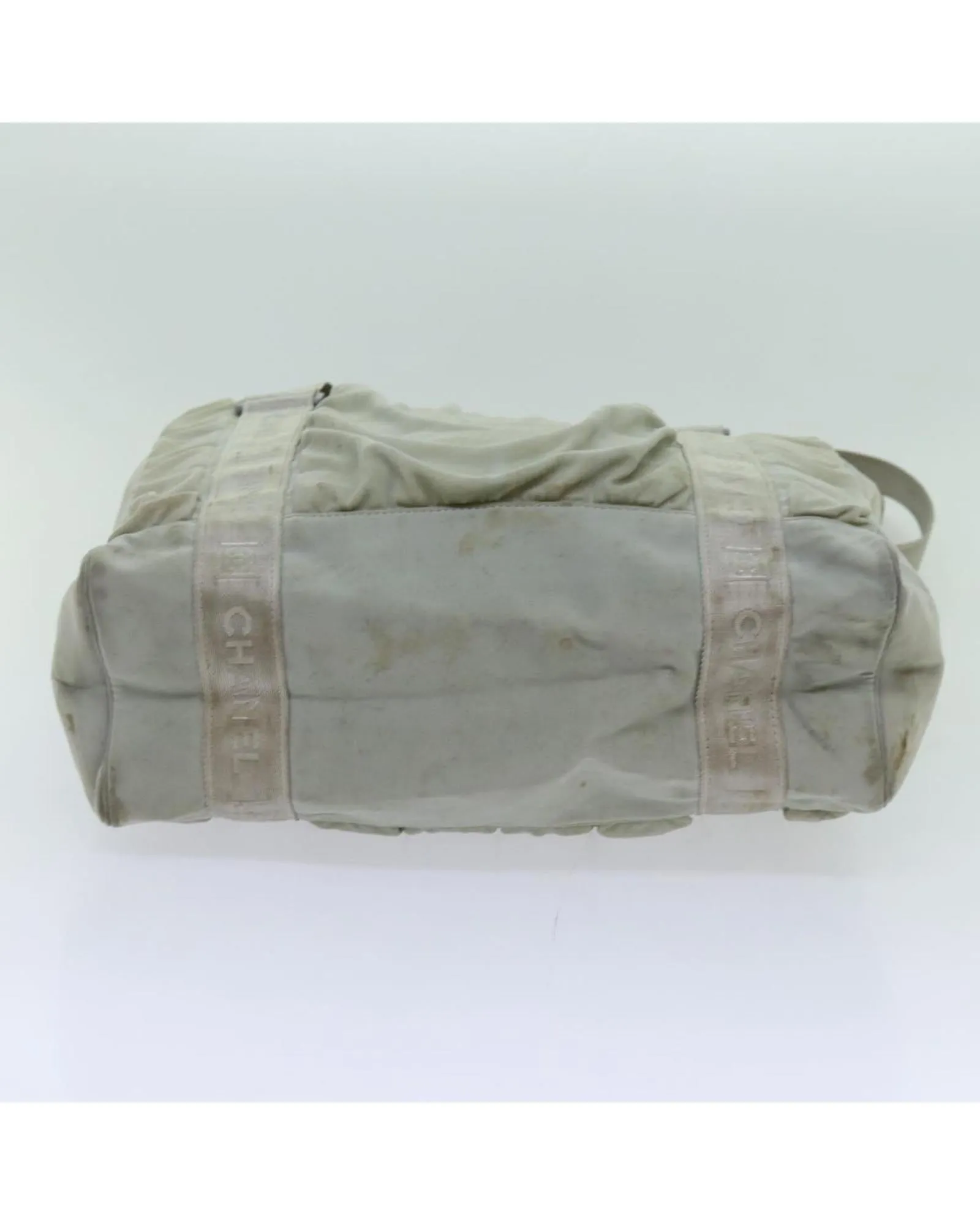 Gray Canvas Tote Bag with CC Logo by Sports Line