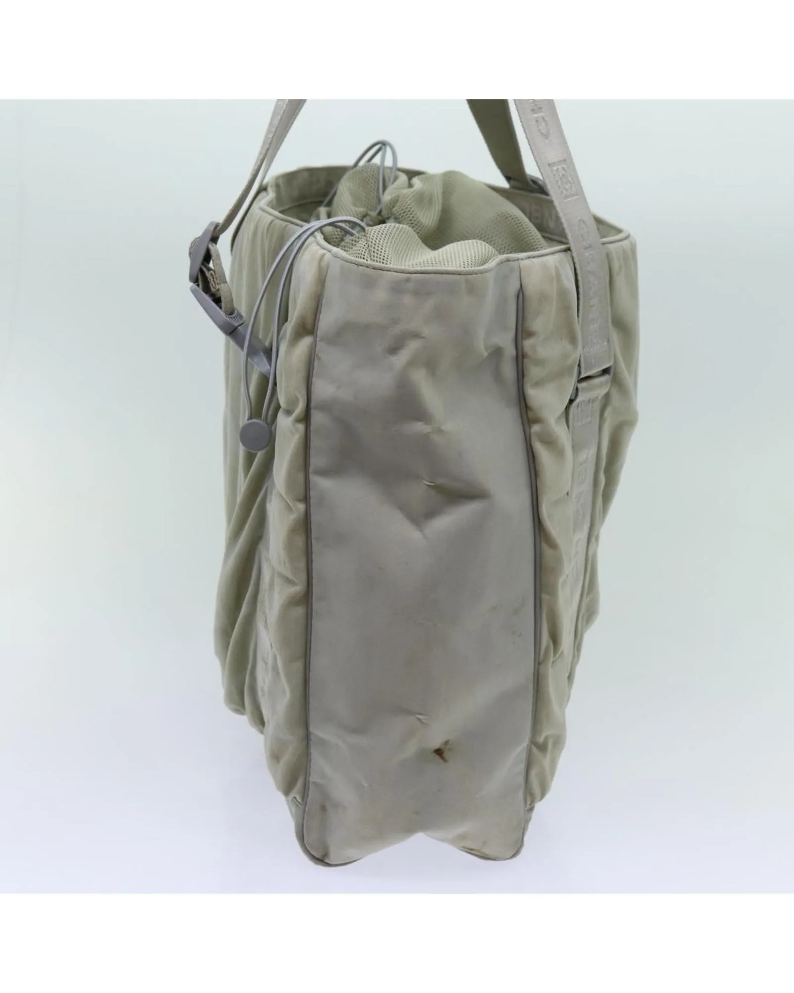 Gray Canvas Tote Bag with CC Logo by Sports Line