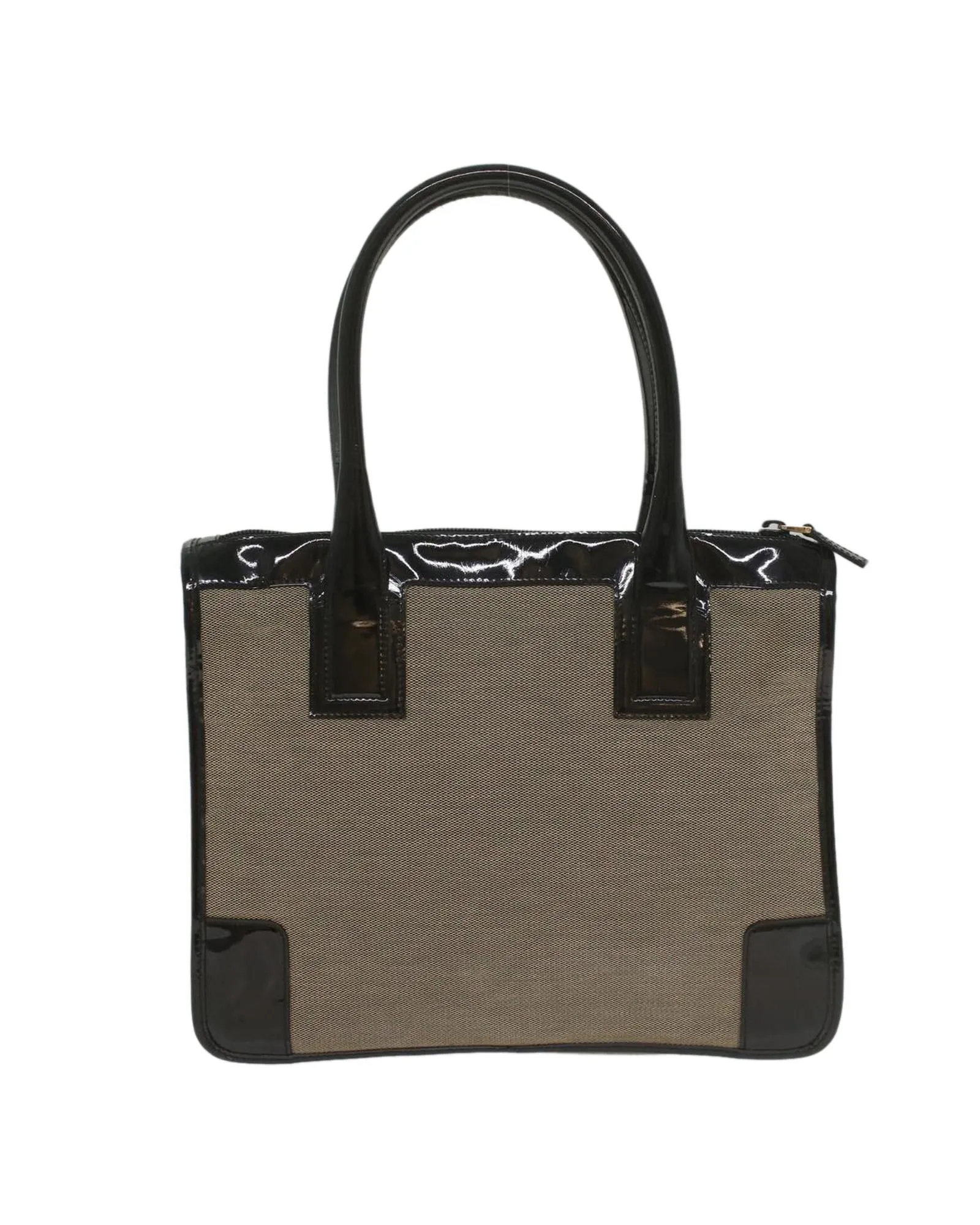 Gray Canvas Tote Bag