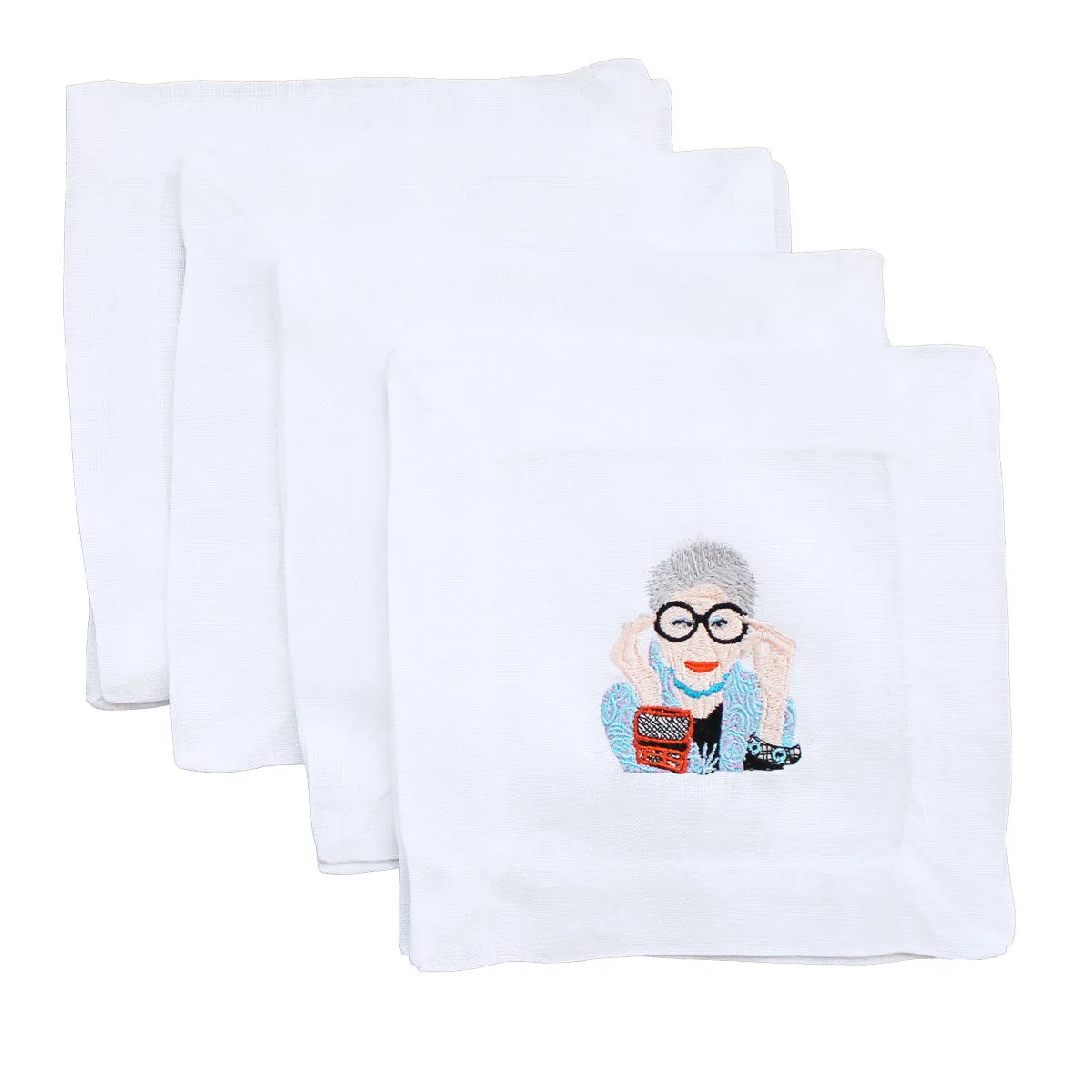 Iris Cocktail Napkin