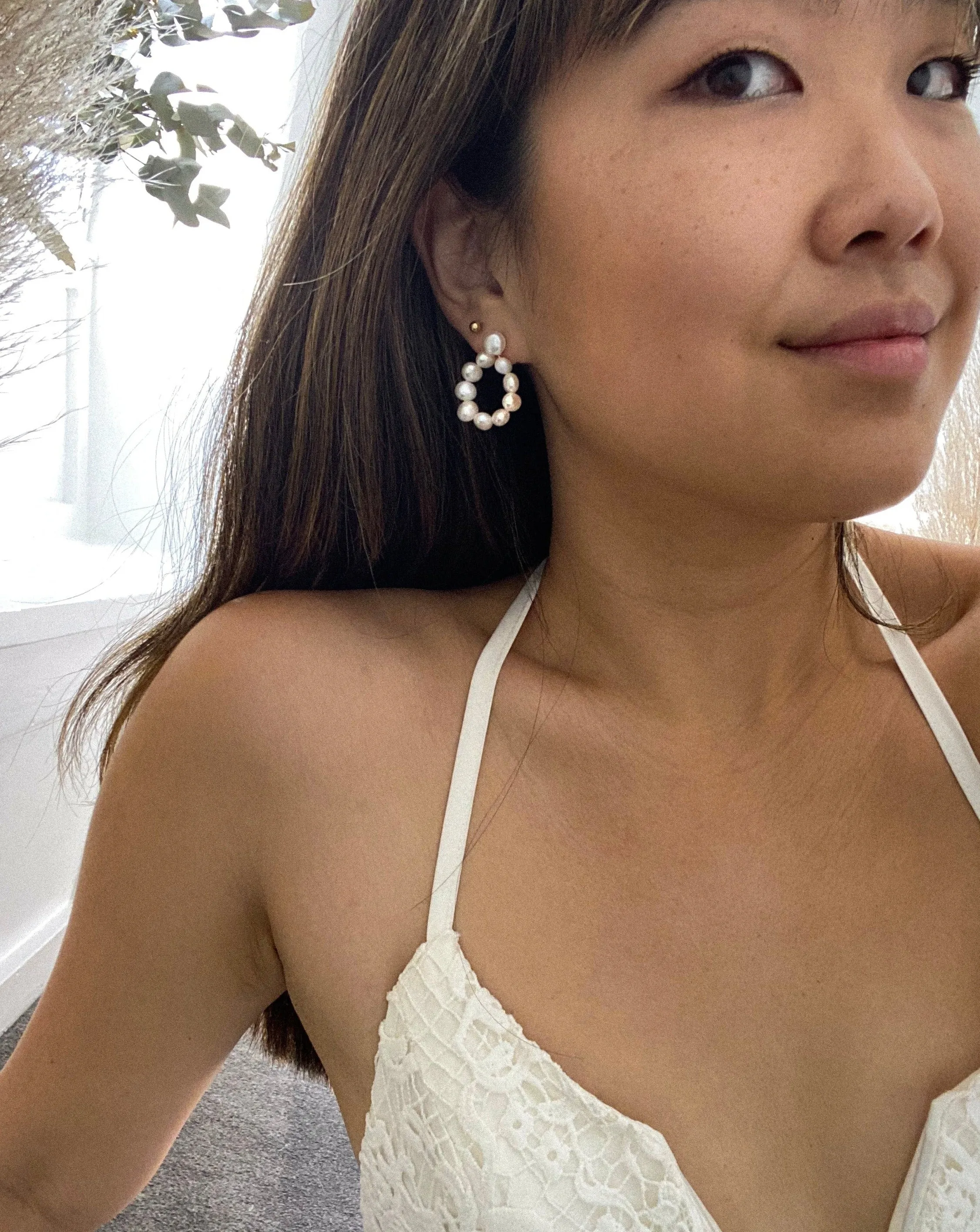 Julia Pearl Earrings