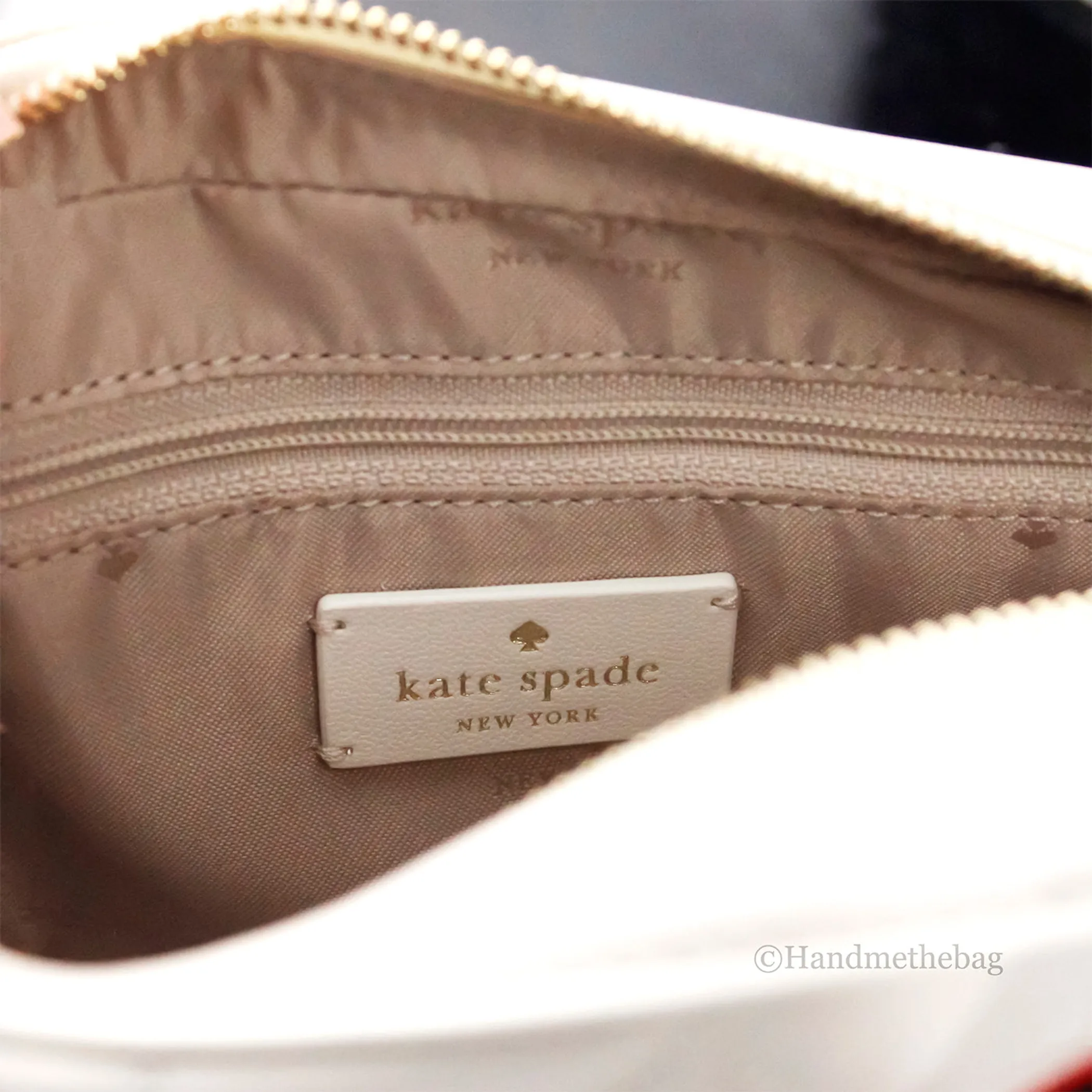 Kate Spade Carey Mini Parchment Quilted Camera Crossbody Bag