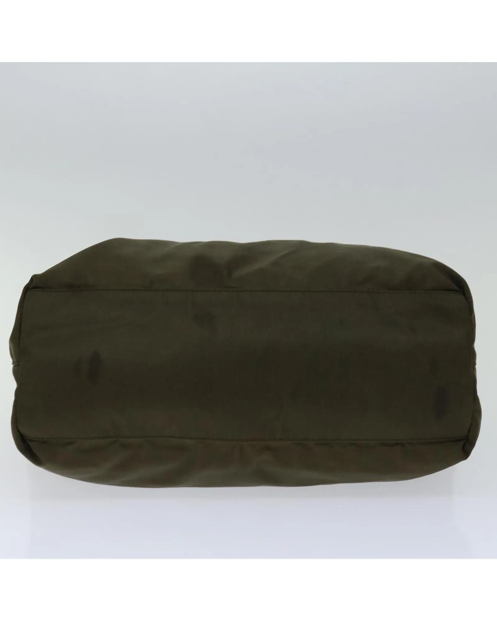 Khaki Nylon Hand Bag by Italian Designer