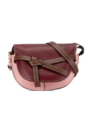 Leather Knotted Flap Crossbody Bag