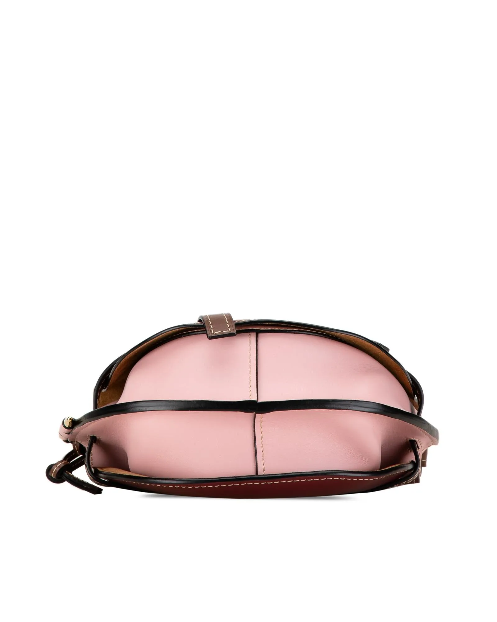Leather Knotted Flap Crossbody Bag