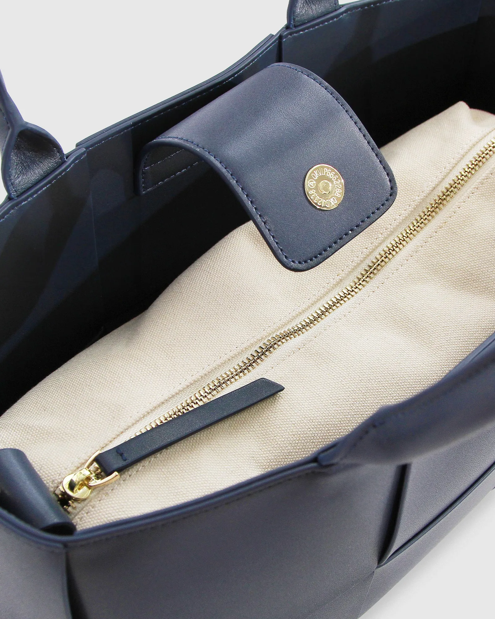 Long Way Home Woven Tote - Navy