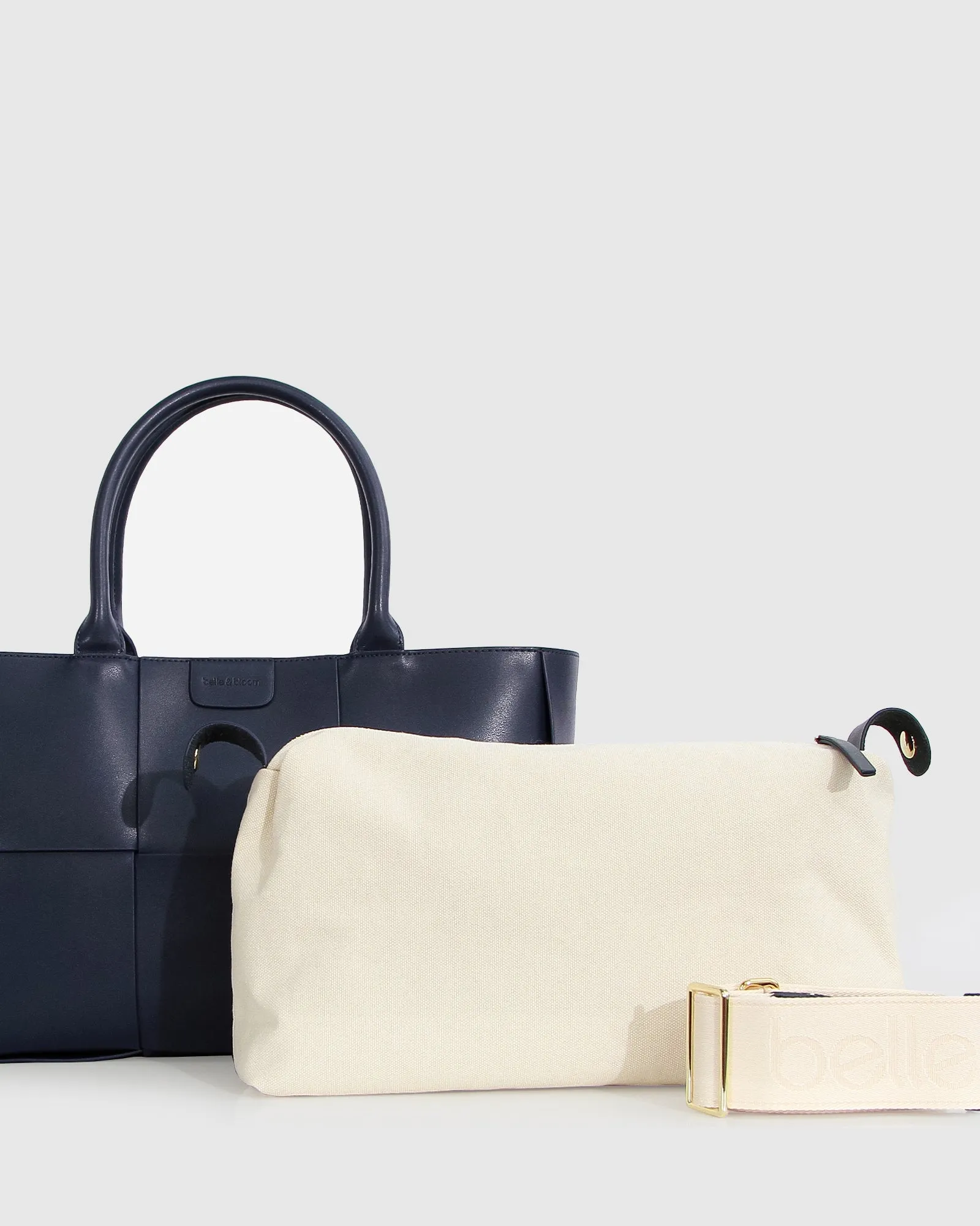 Long Way Home Woven Tote - Navy