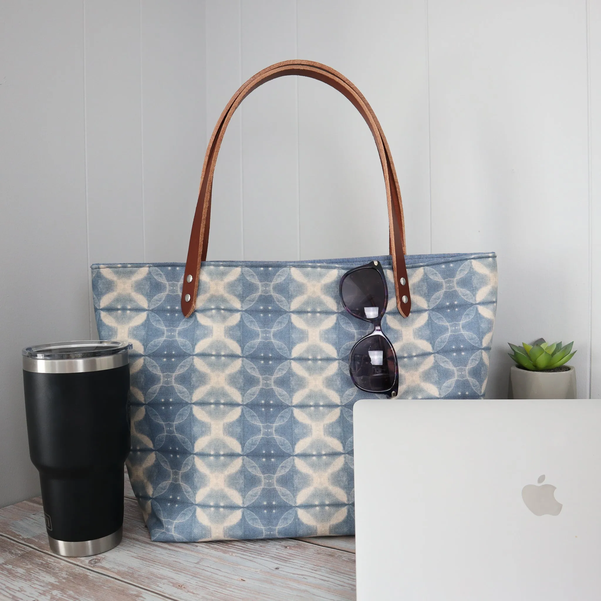 Market Tote Bag Complete Kit - Shibori