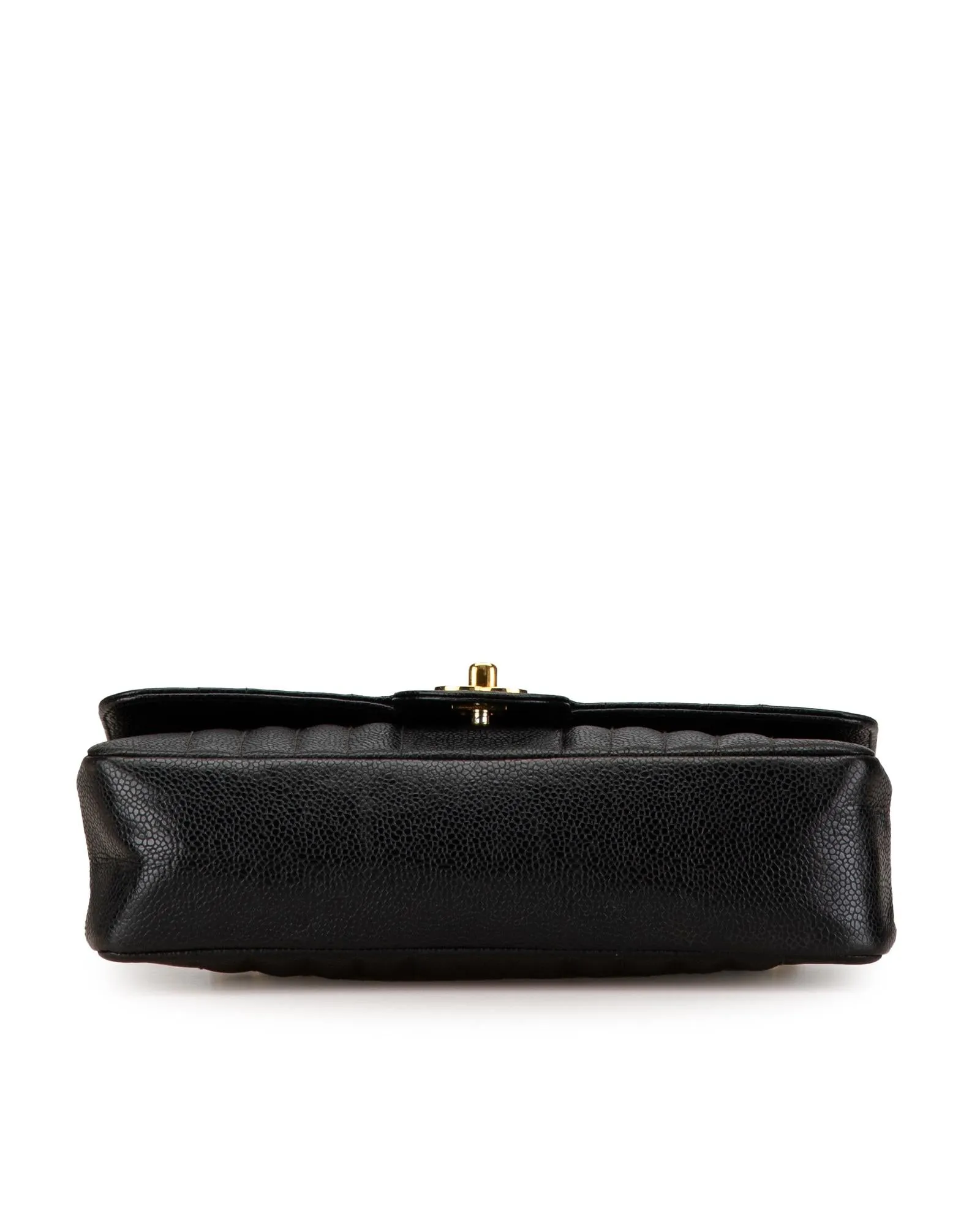 Medium Caviar Leather Mademoiselle Flap Crossbody Bag with Chain Strap