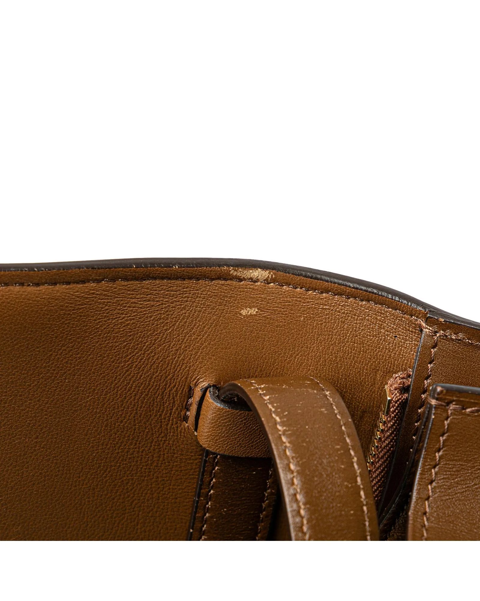 Medium Leather Crossbody Bag with Push Lock Closure